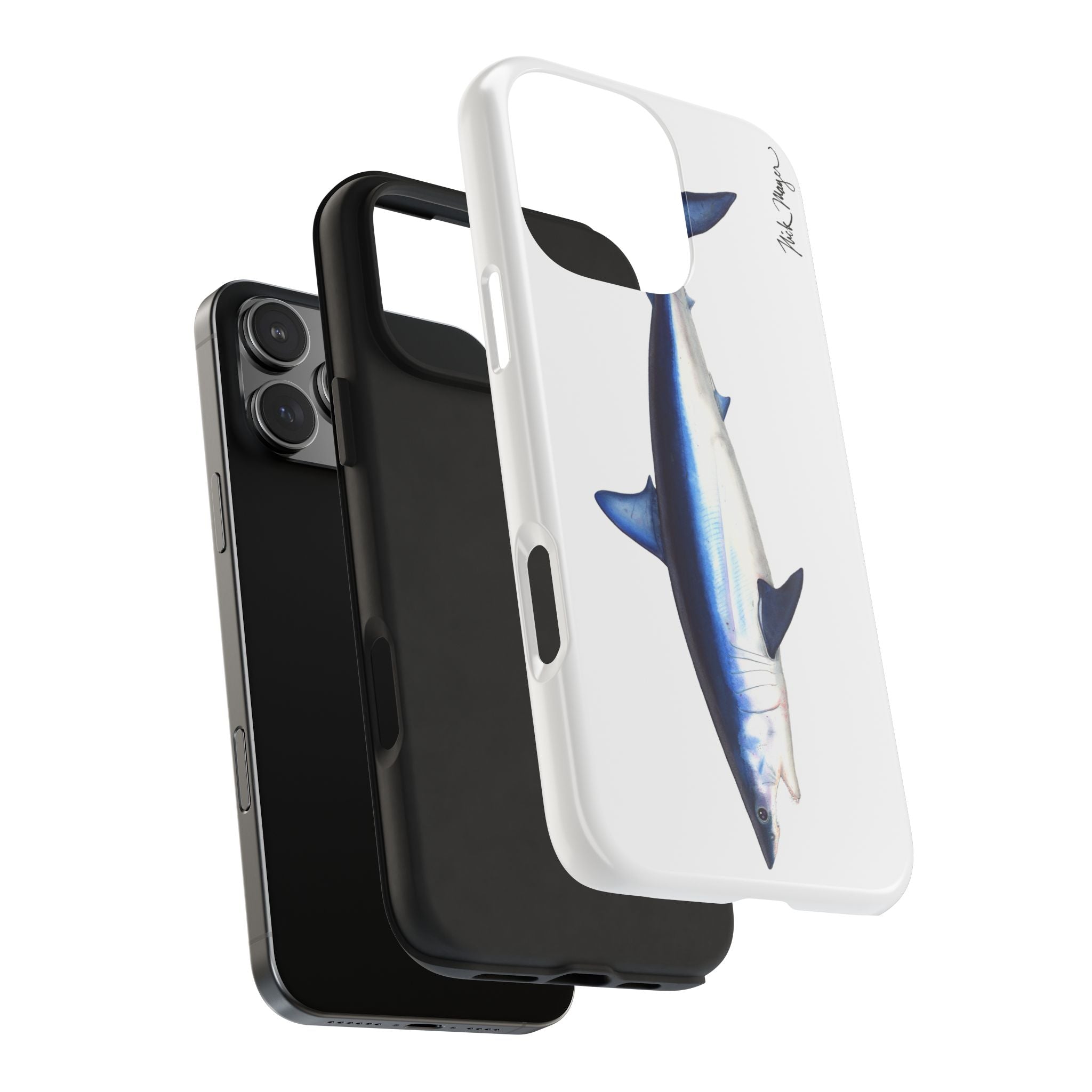 Mako Shark White Phone Case (iPhone)