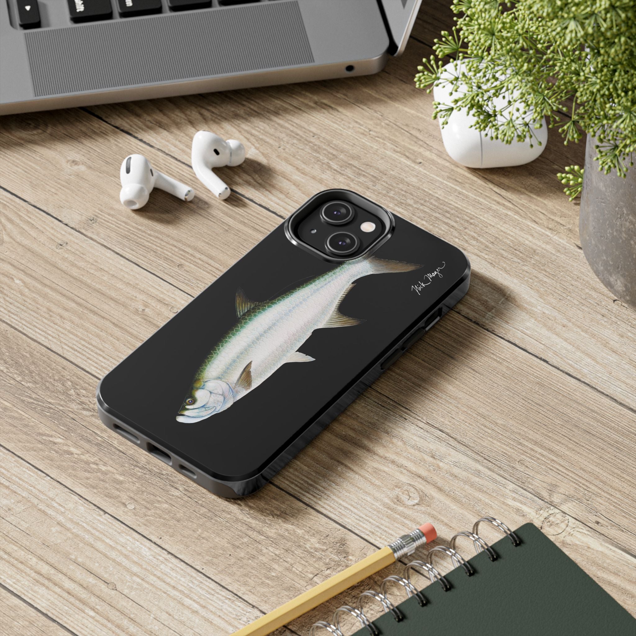 Tarpon Black Phone Case (iPhone)