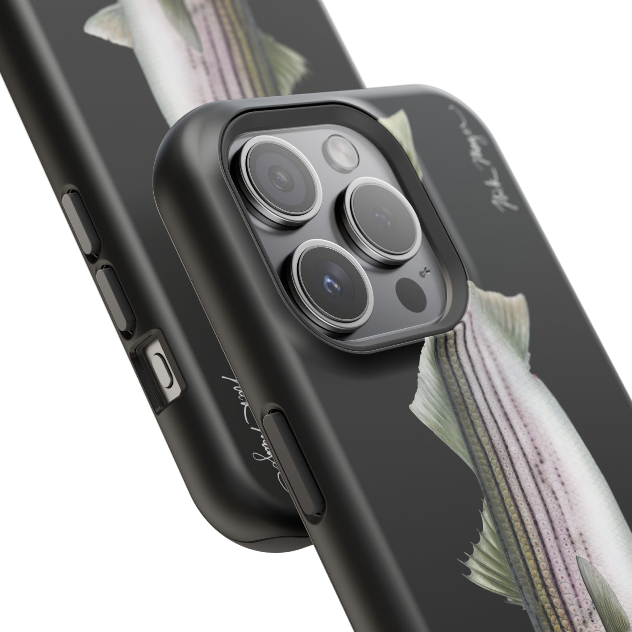 30 lb Striper MagSafe Black iPhone Case