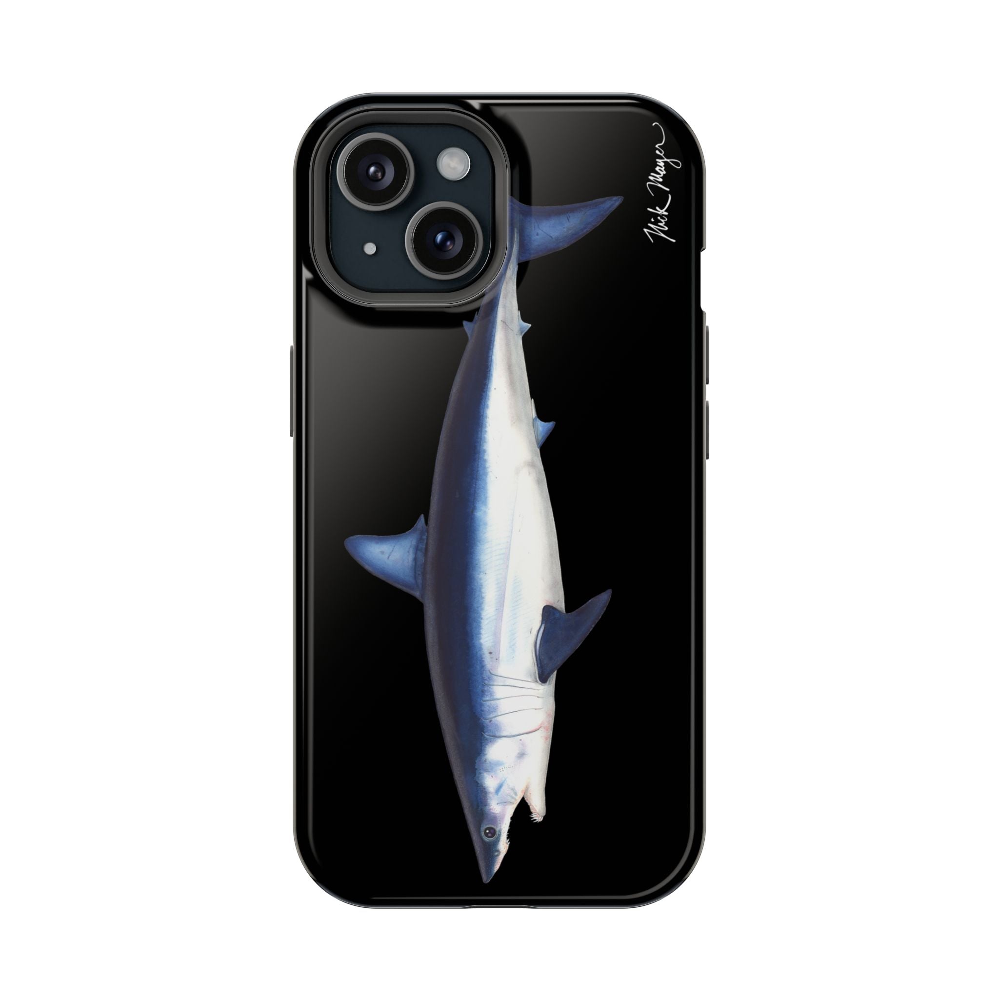 Mako Shark MagSafe Black iPhone Case