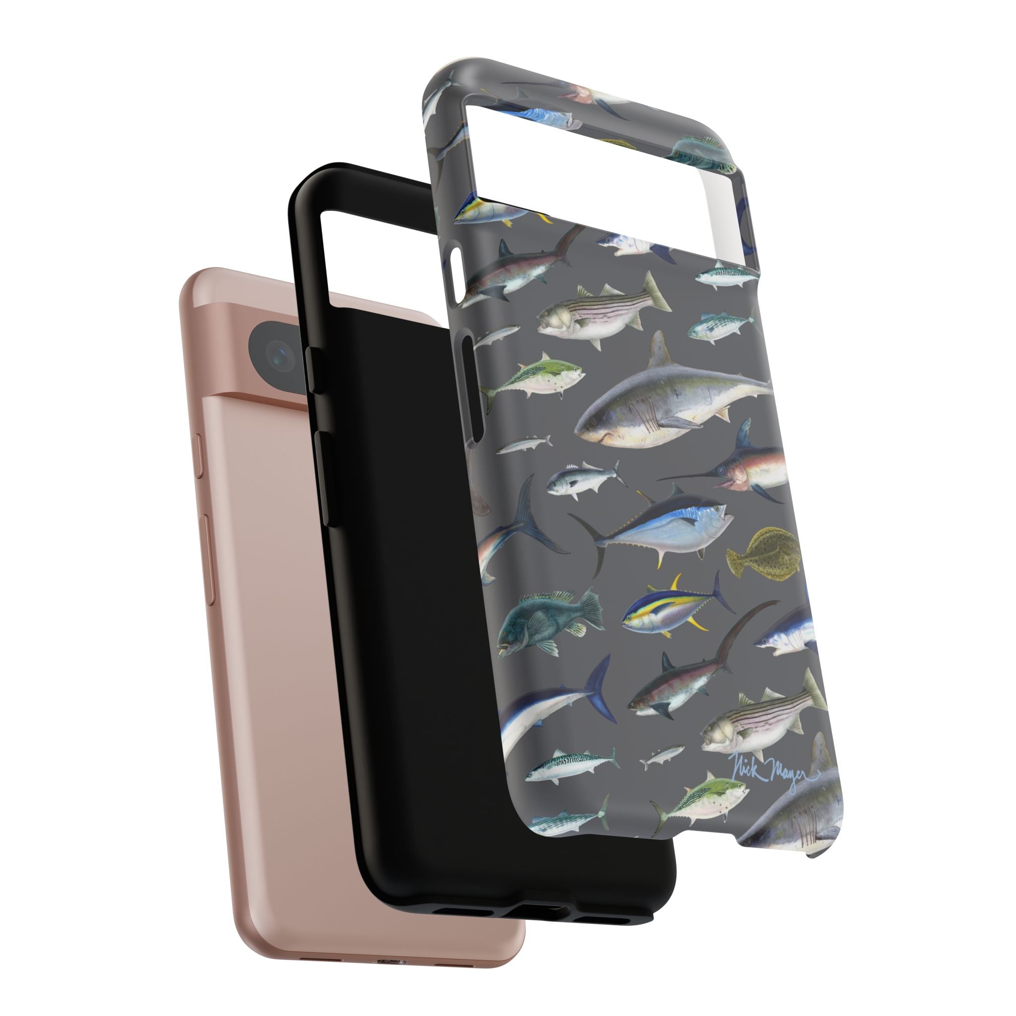 New England Offshore Fish Grey Phone Case, NEW!  (Samsung)