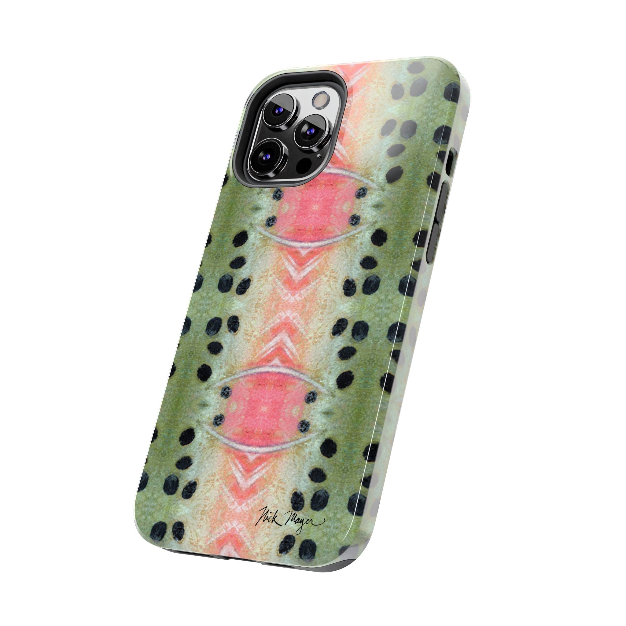 Rainbow Trout Pattern Phone Case (iPhone)