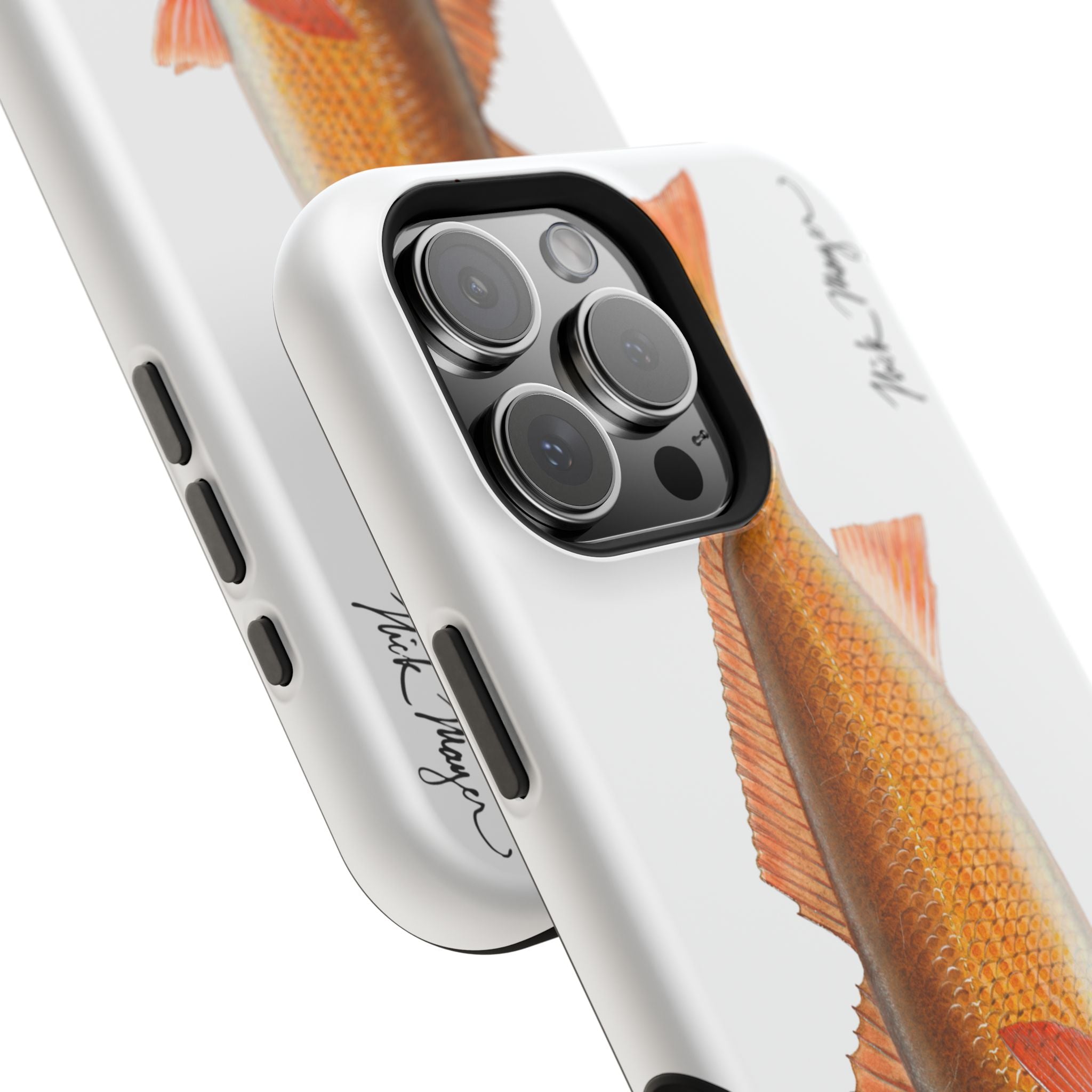 Redfish MagSafe White iPhone Case