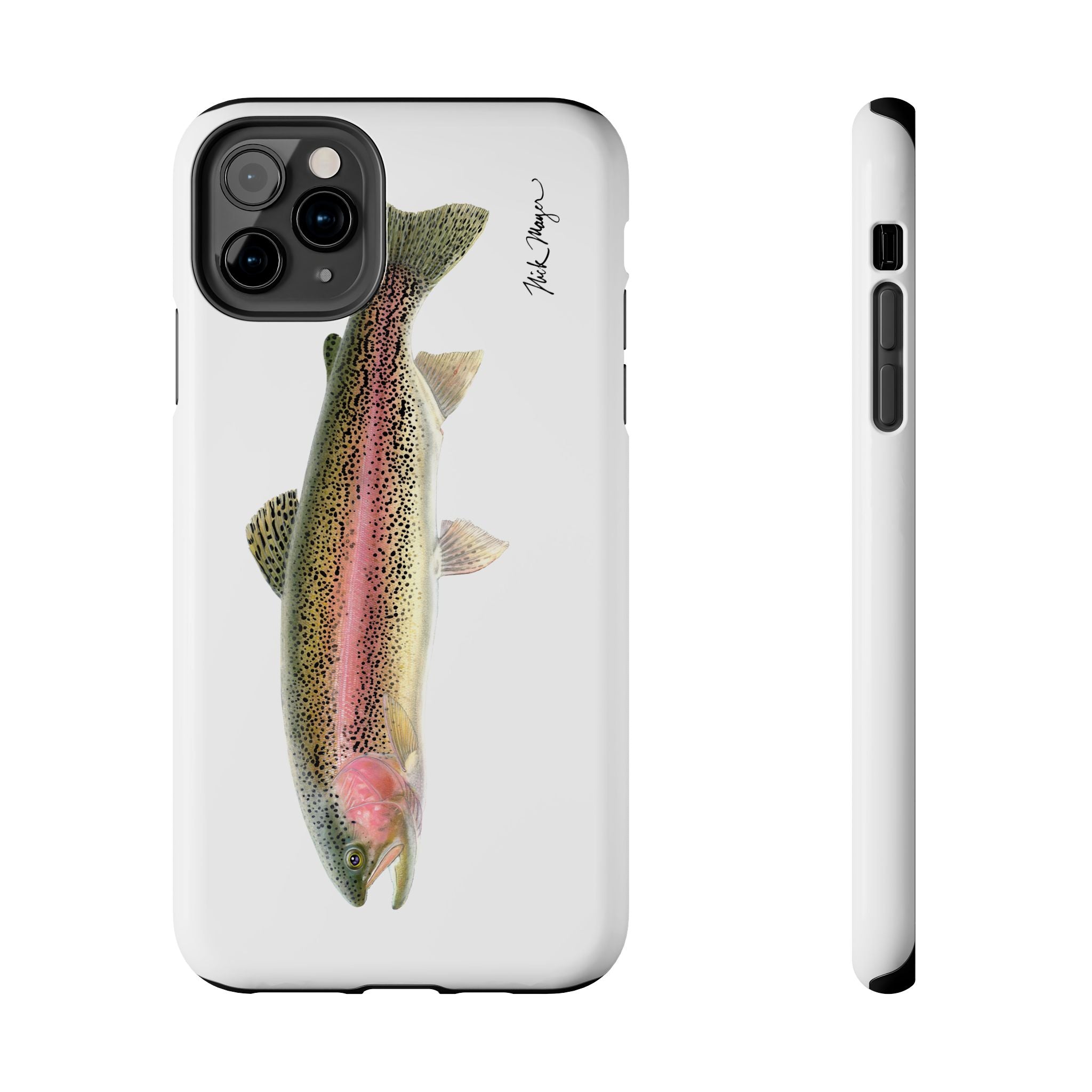 Rainbow Trout White Phone Case (iPhone)