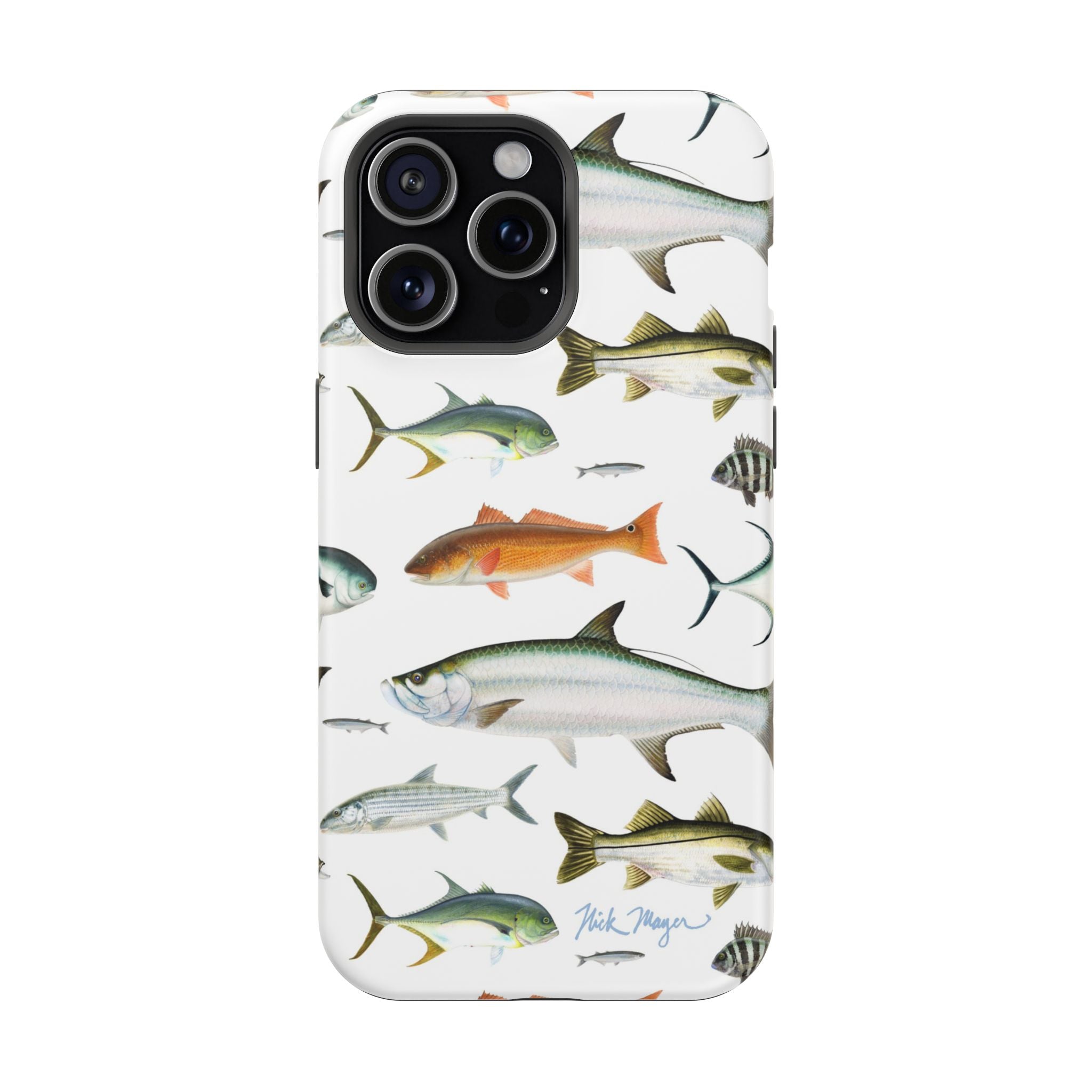 Southern Fish White MagSafe iPhone Case