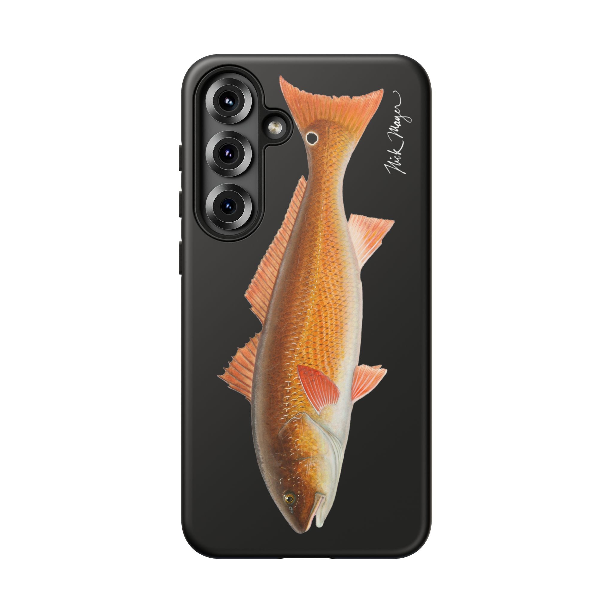 Redfish Black Phone Case (Samsung) Printify