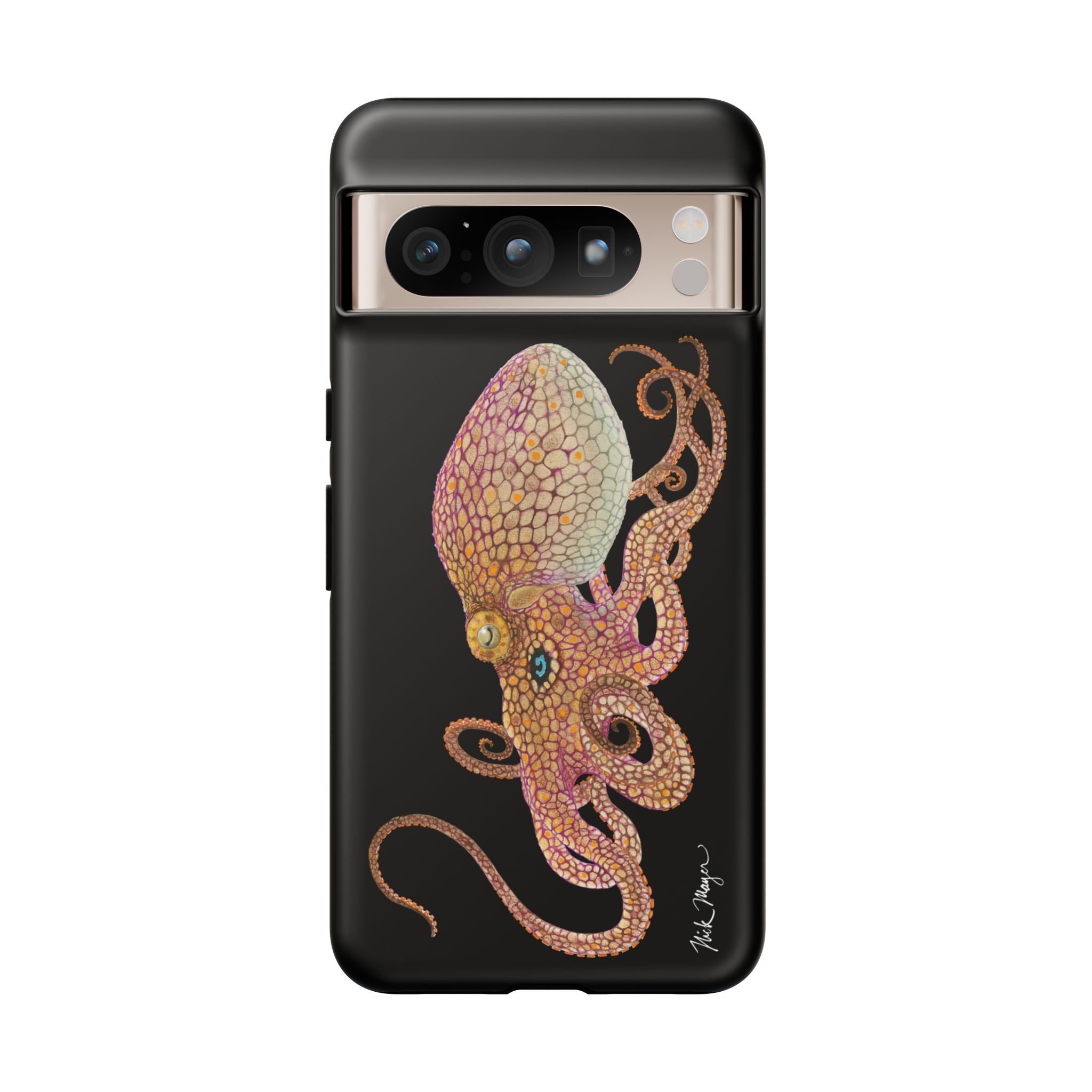 Two Spot Octopus Black Phone Case (Samsung)