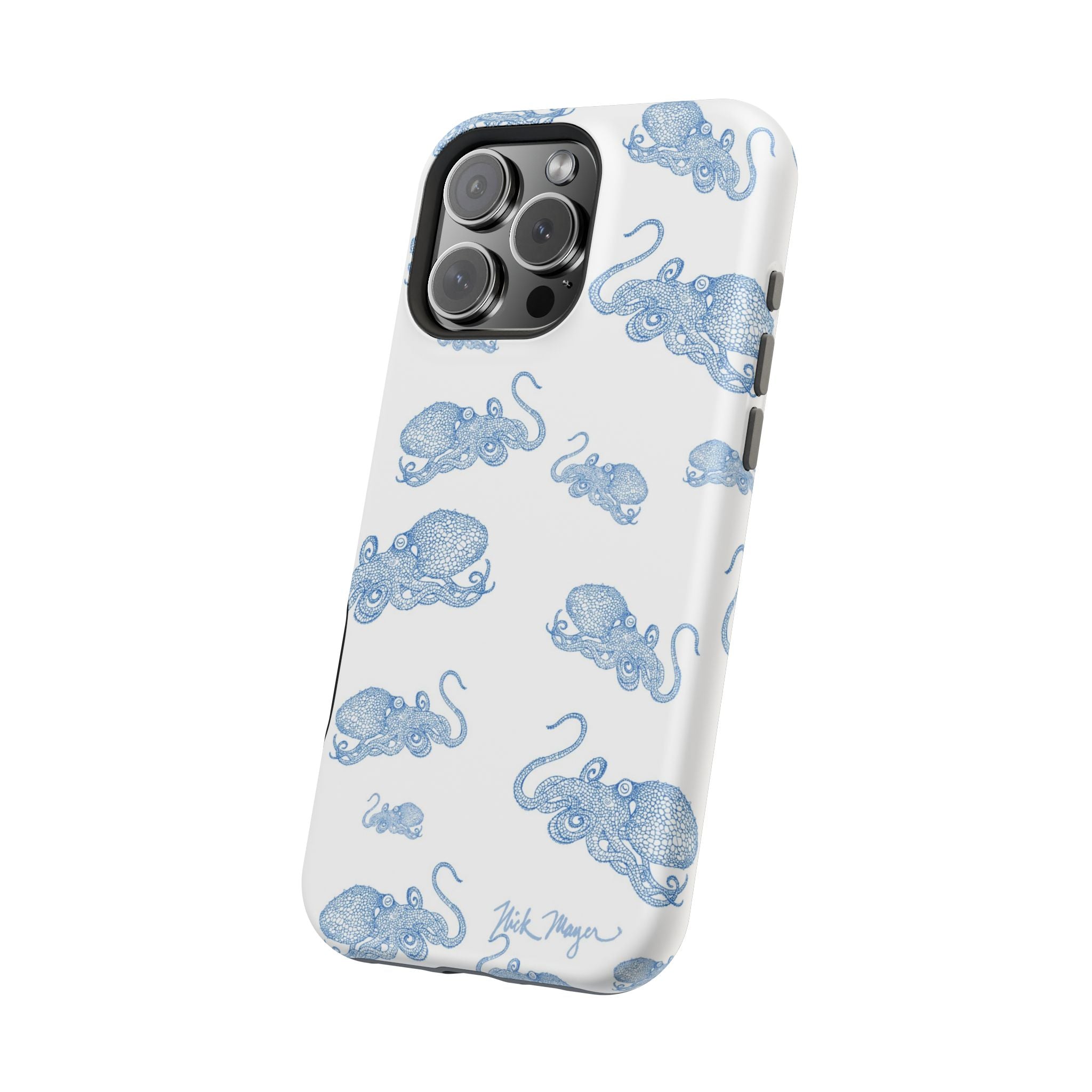 Blue Octopus 2 MagSafe iPhone Case