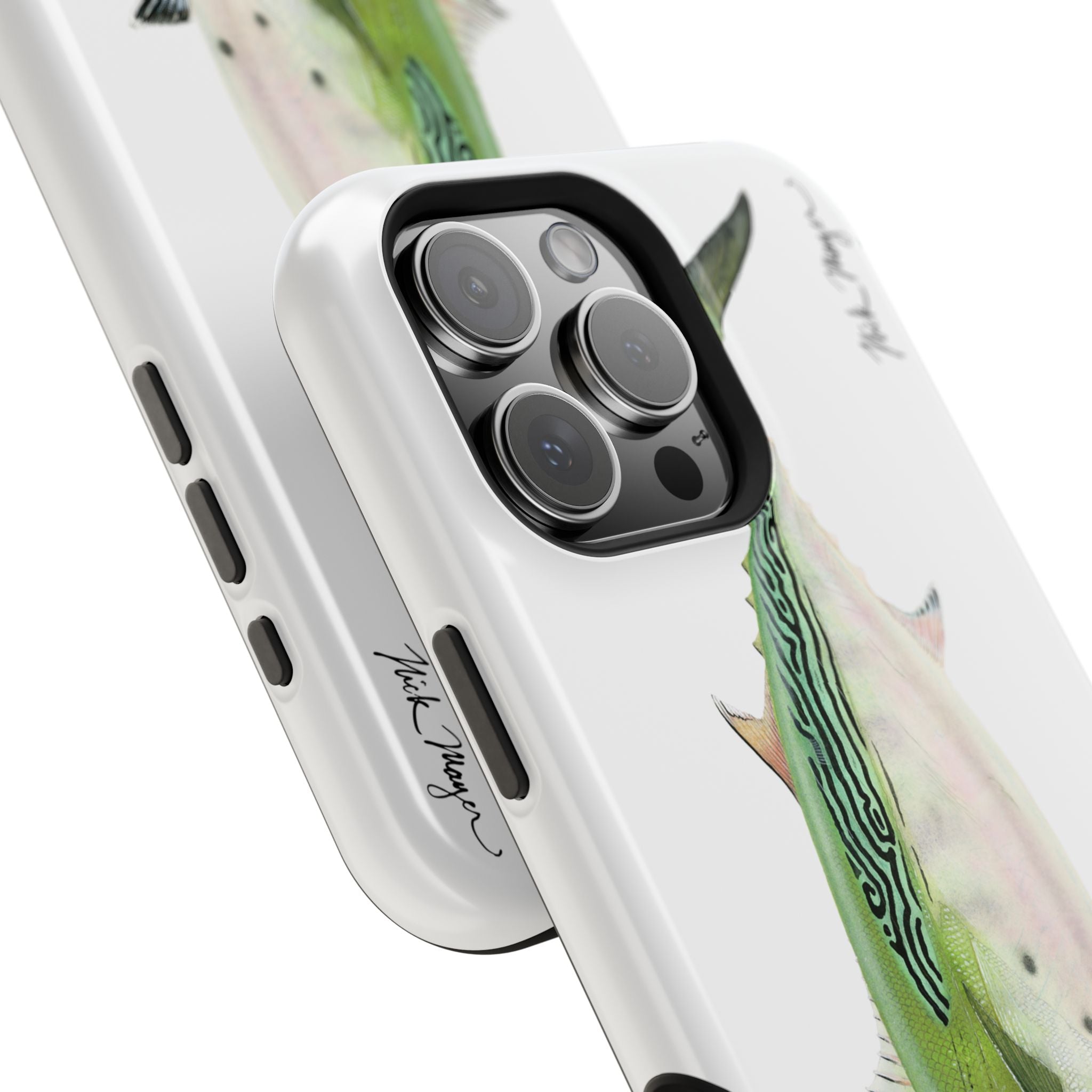 Albie MagSafe White iPhone Case