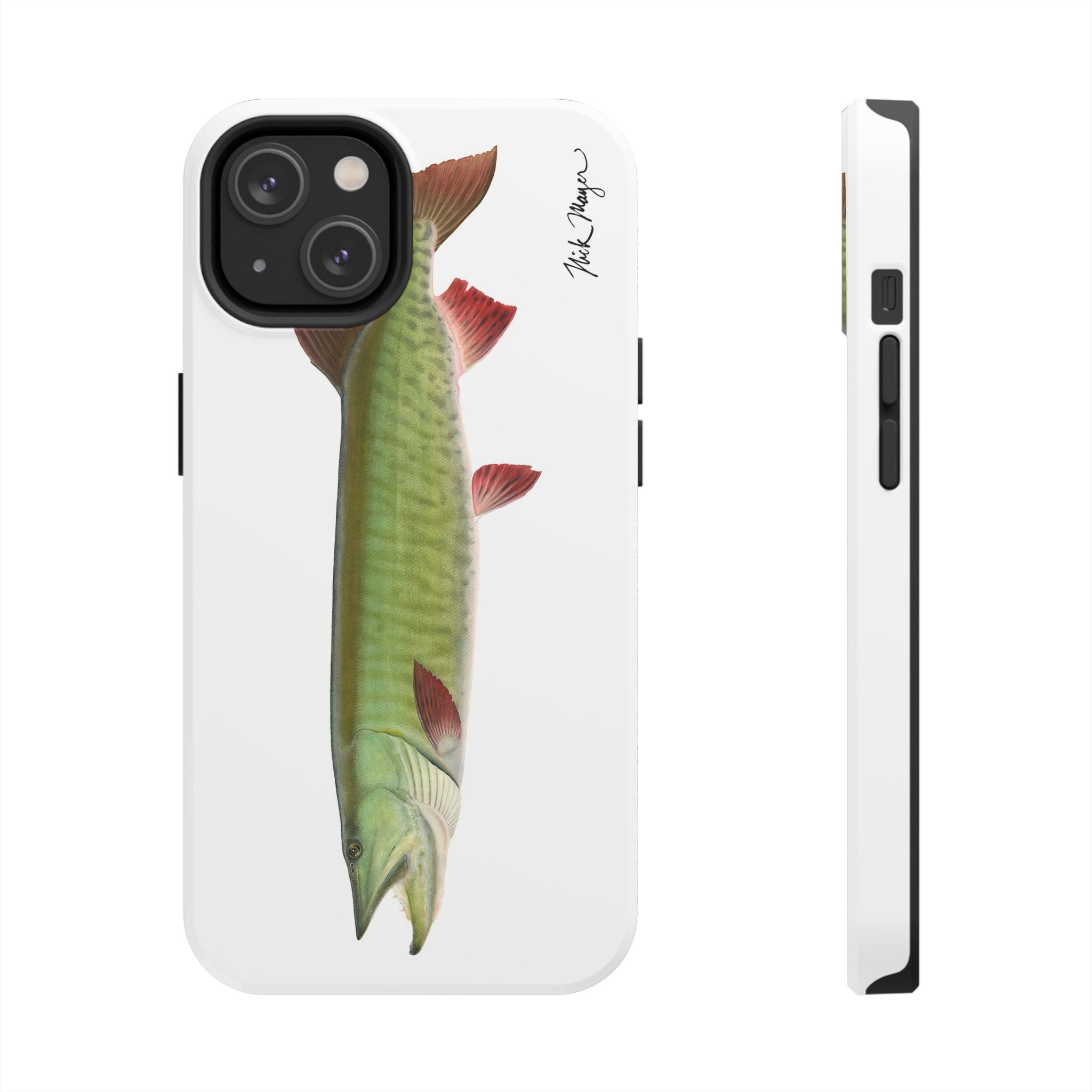 Trophy Muskie White Phone Case (iPhone)