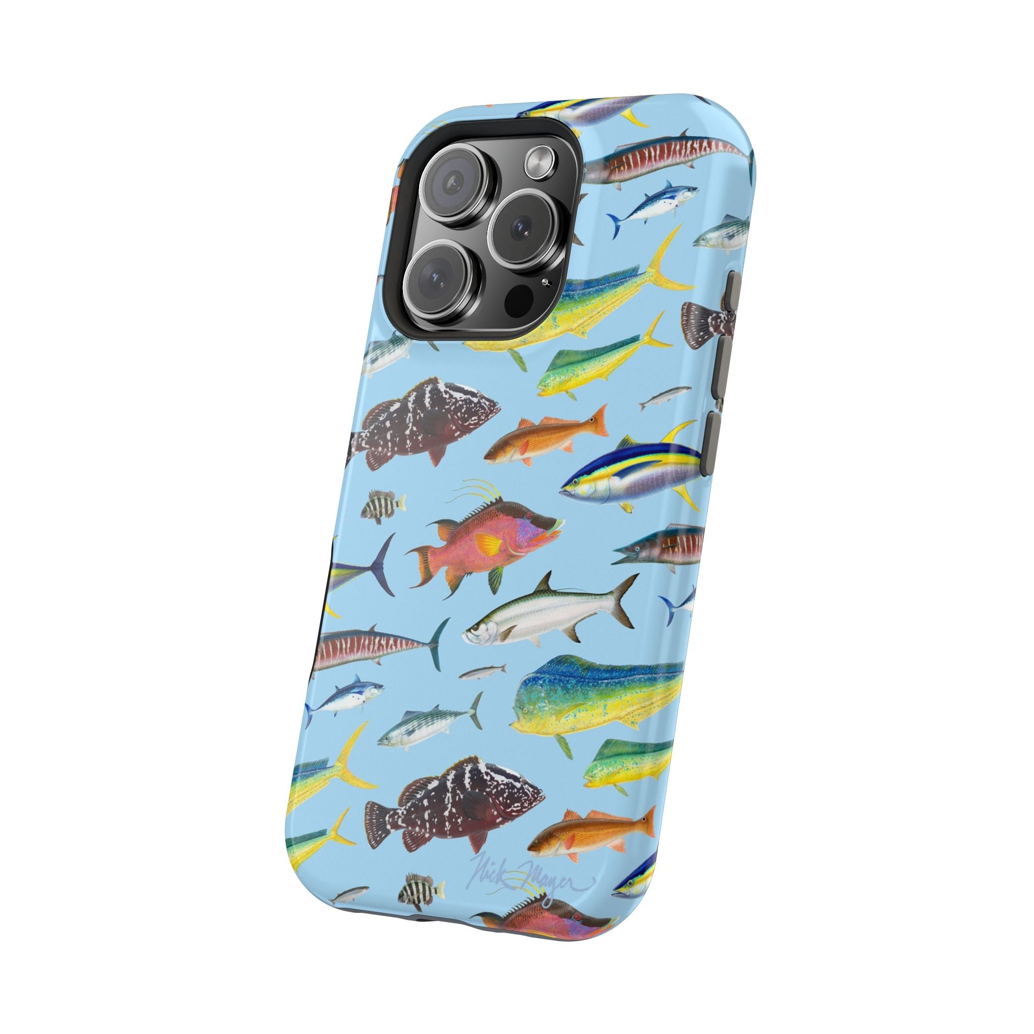 Southern Offshore Fish Blue MagSafe iPhone Case