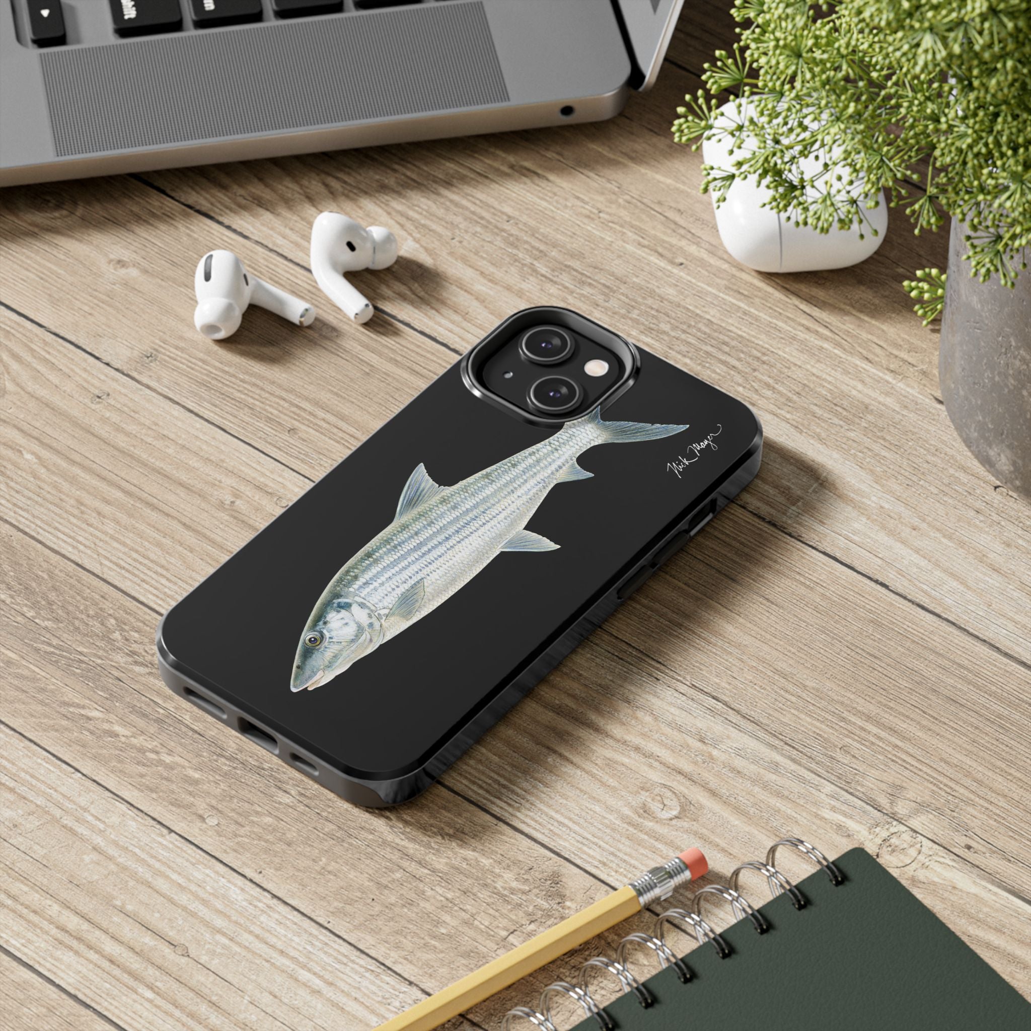 Bonefish Black Phone Case (iPhone)