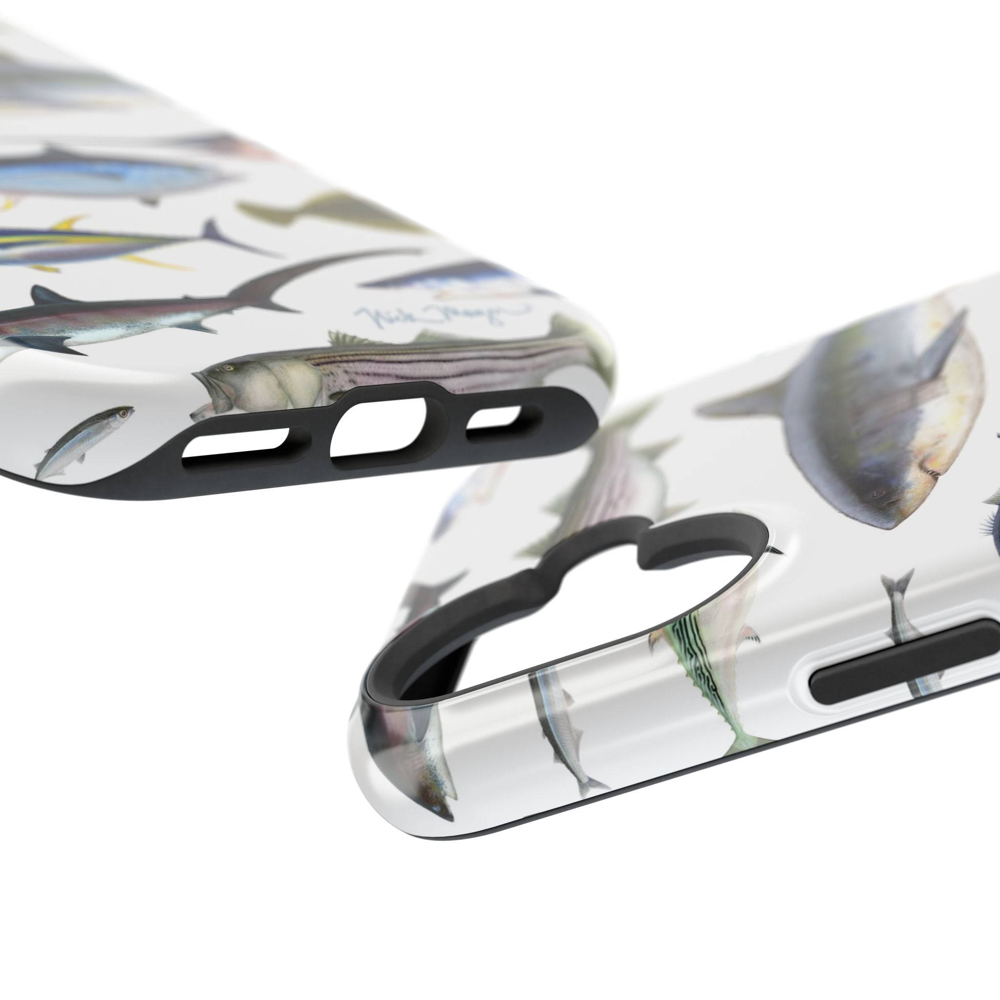 New England Fish White MagSafe iPhone Case