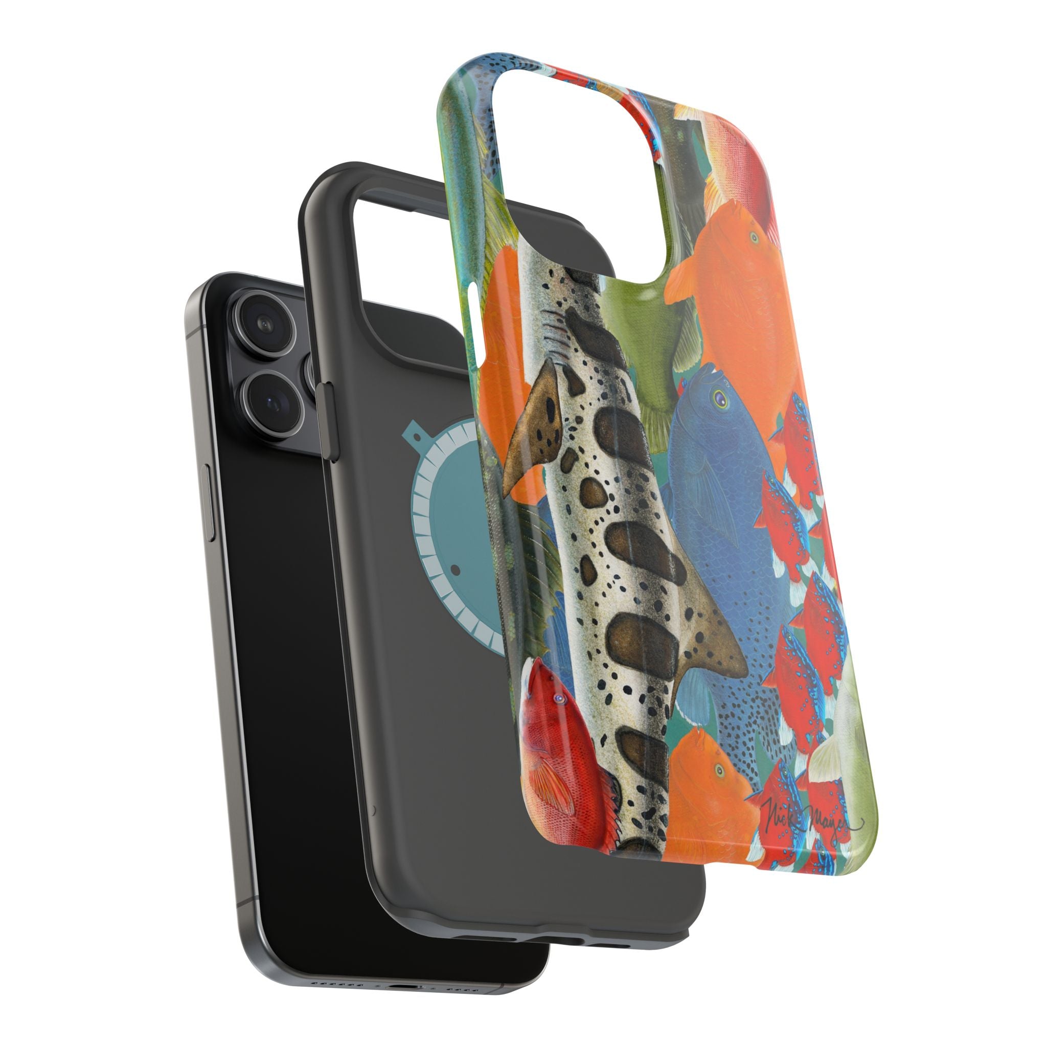 California Dive Fish MagSafe iPhone Case