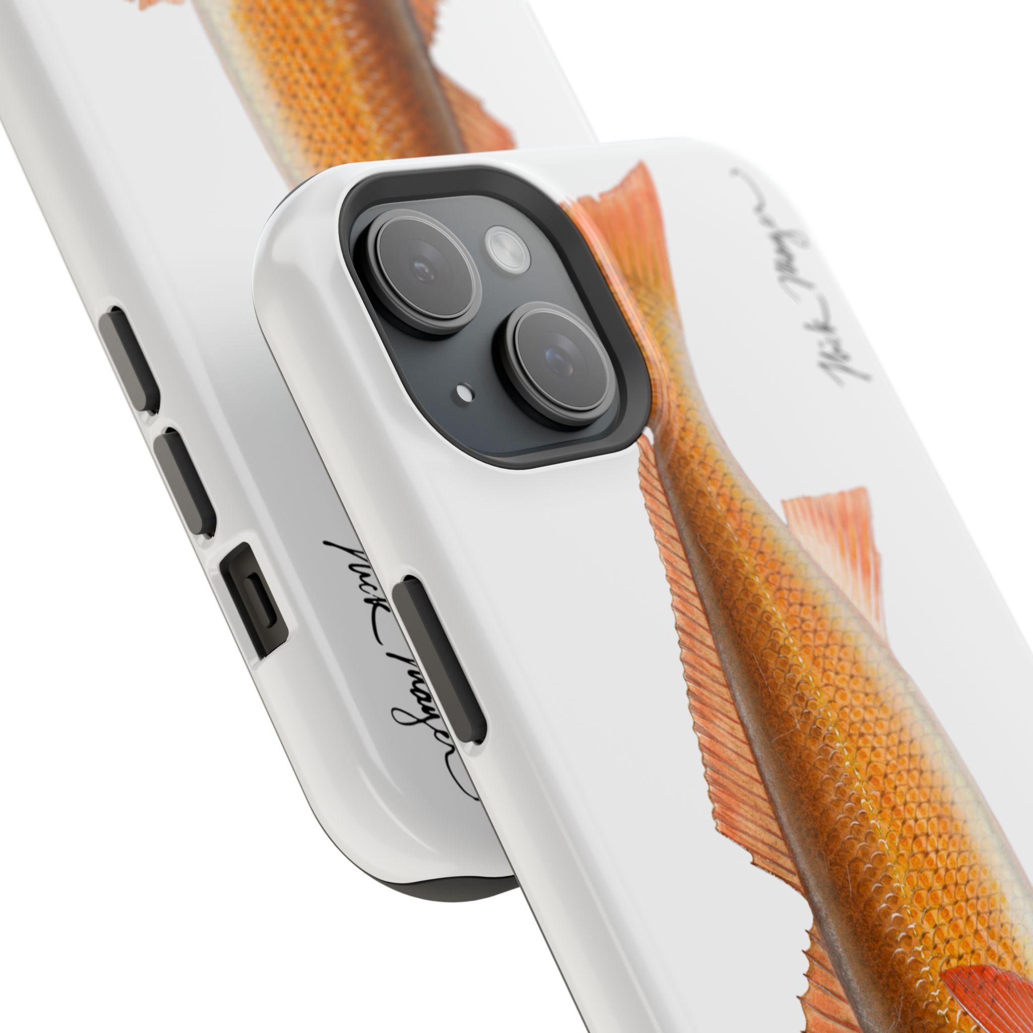 Redfish MagSafe White iPhone Case