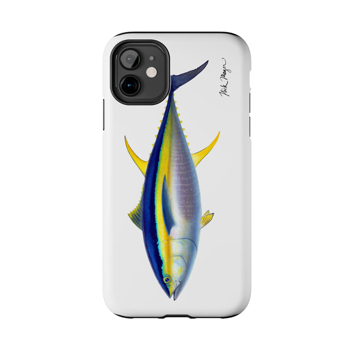 Yellowfin Tuna White Phone Case (iPhone) Printify