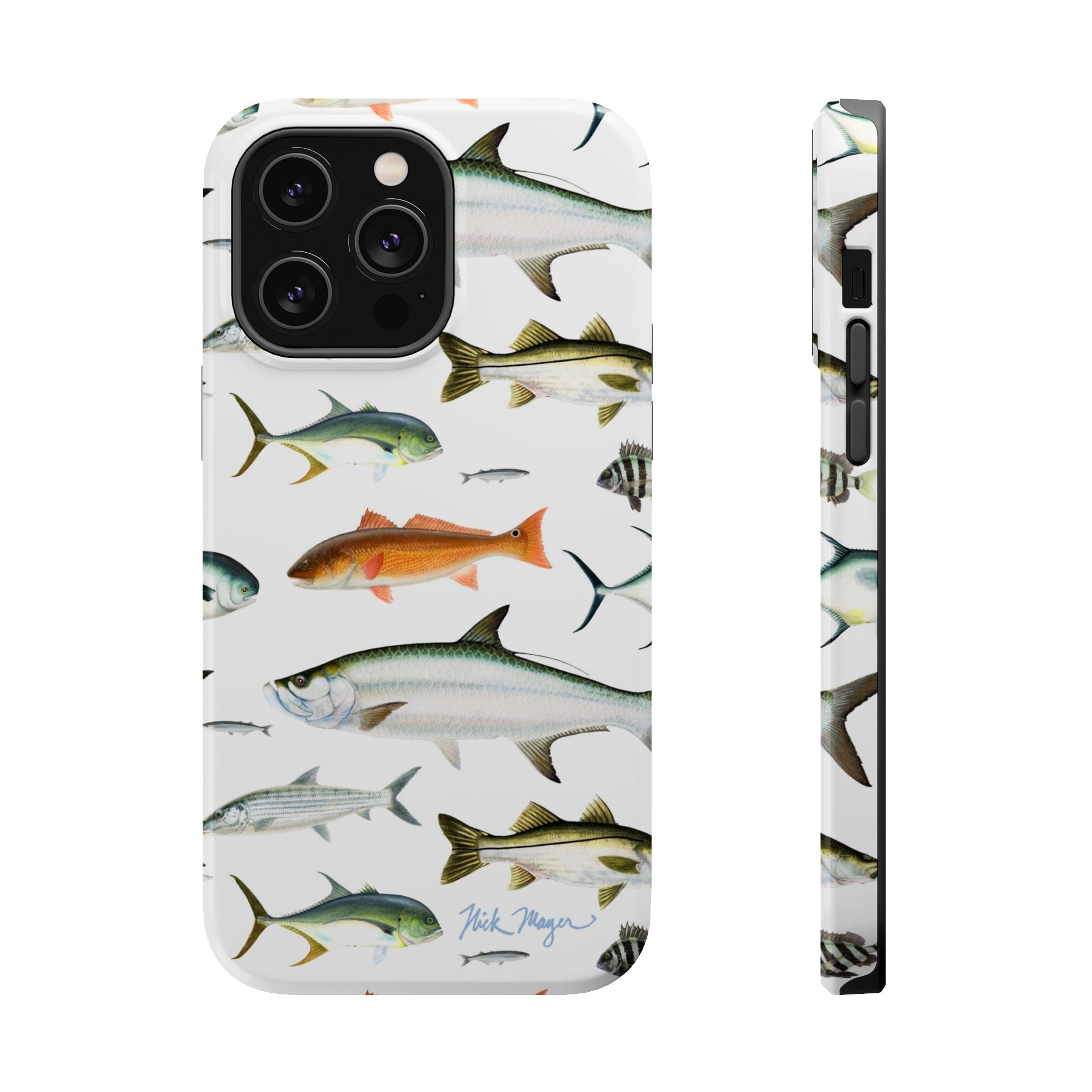 Southern Fish White MagSafe iPhone Case