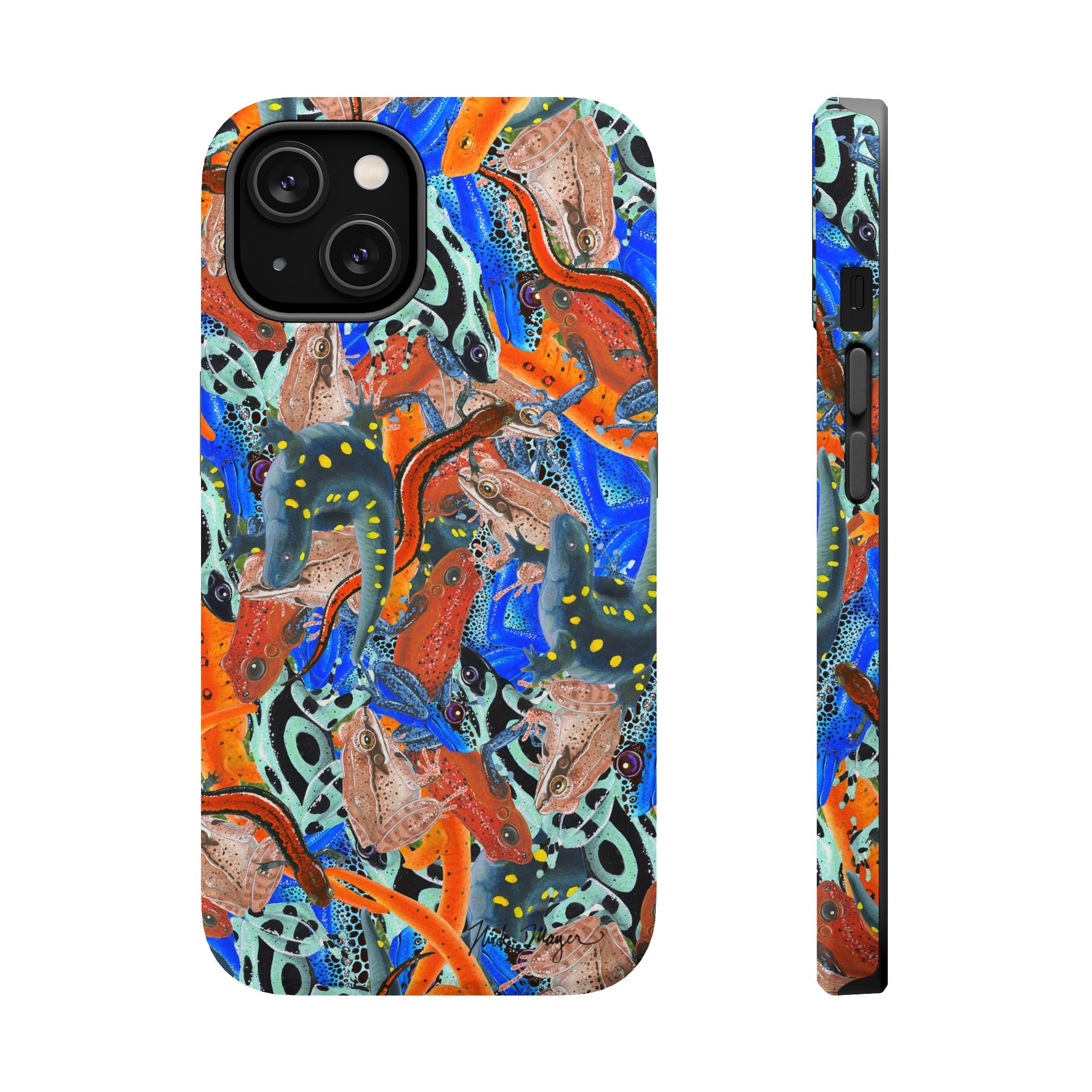 Frogs and Salamanders MagSafe iPhone Case