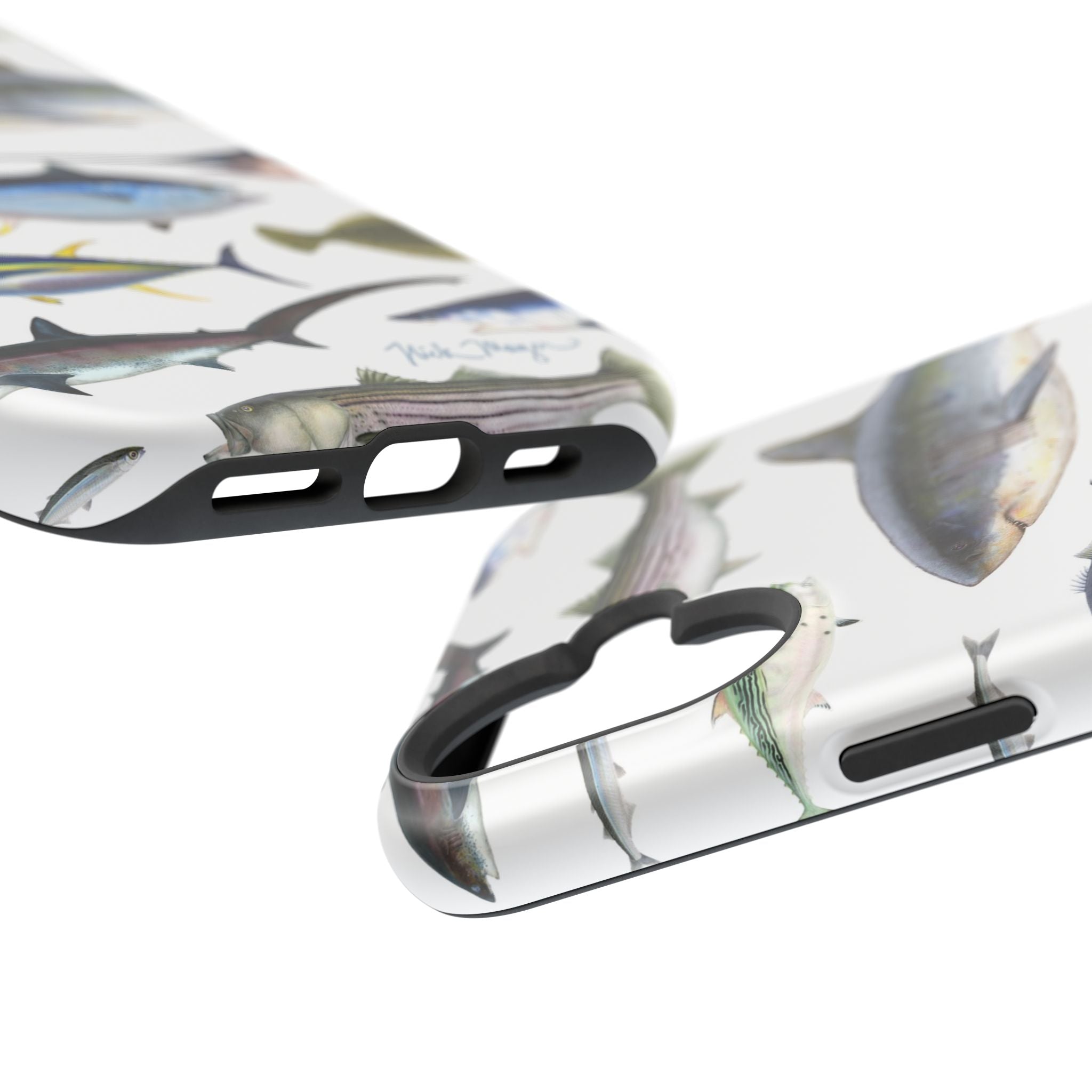 New England Fish White MagSafe iPhone Case
