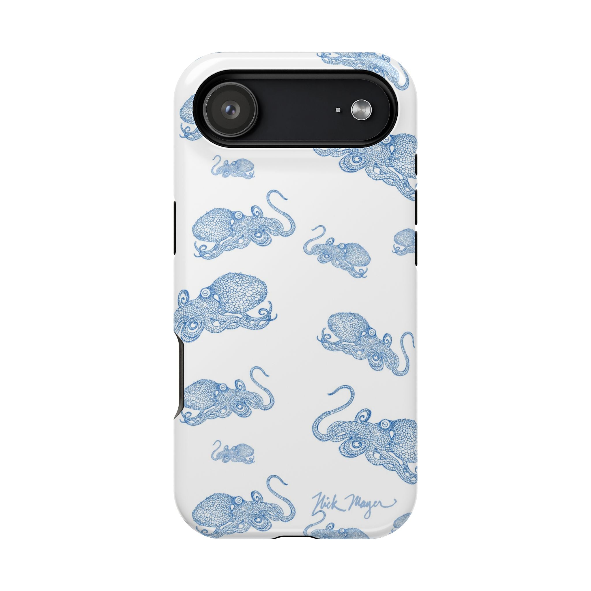 Blue Octopus 2 MagSafe iPhone Case