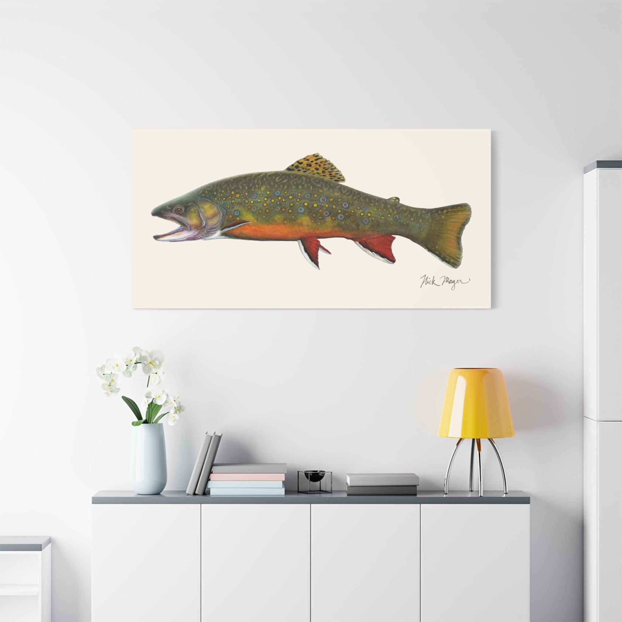 Beaver Pond Brook Trout Canvas Print