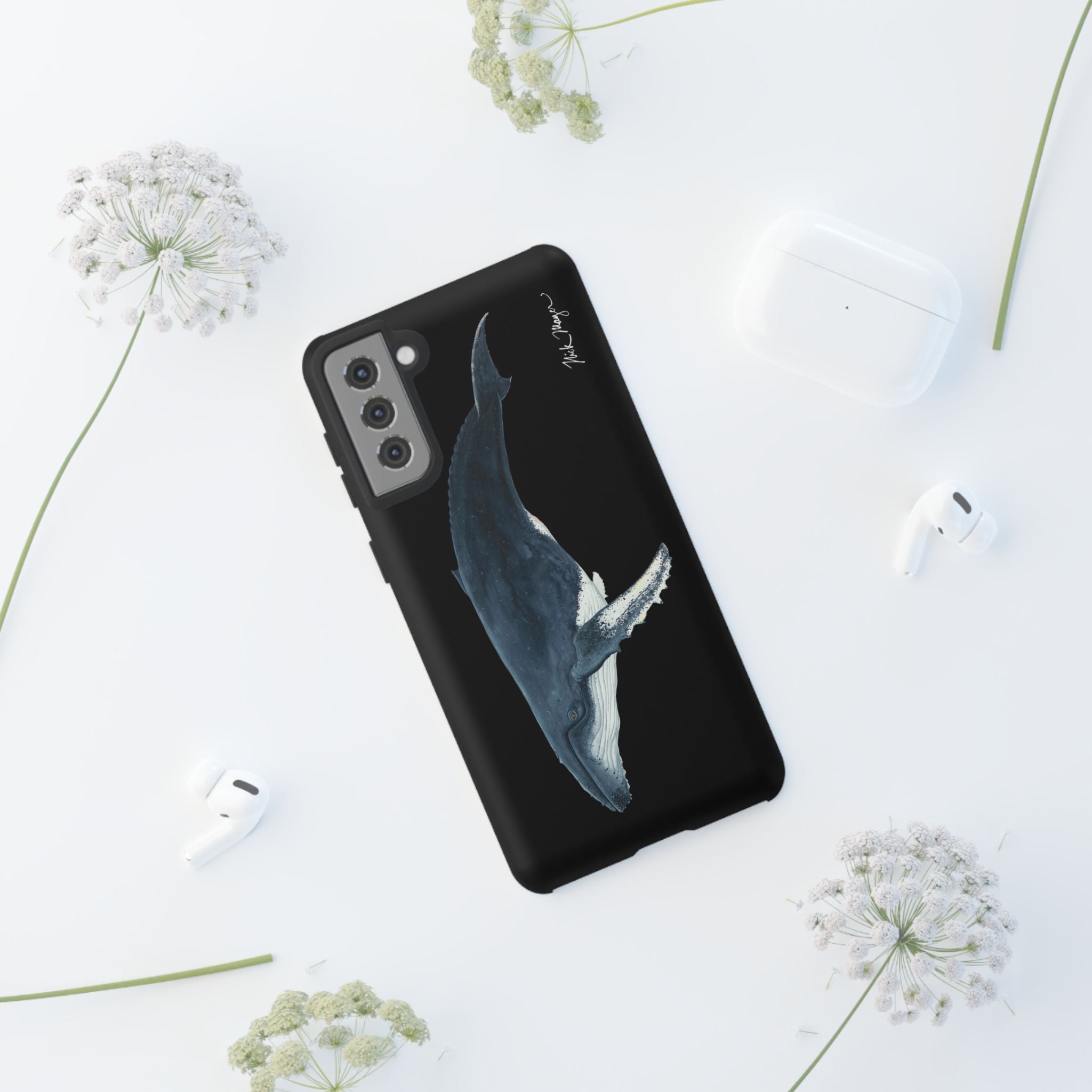 Humpback Black Phone Case (Samsung)