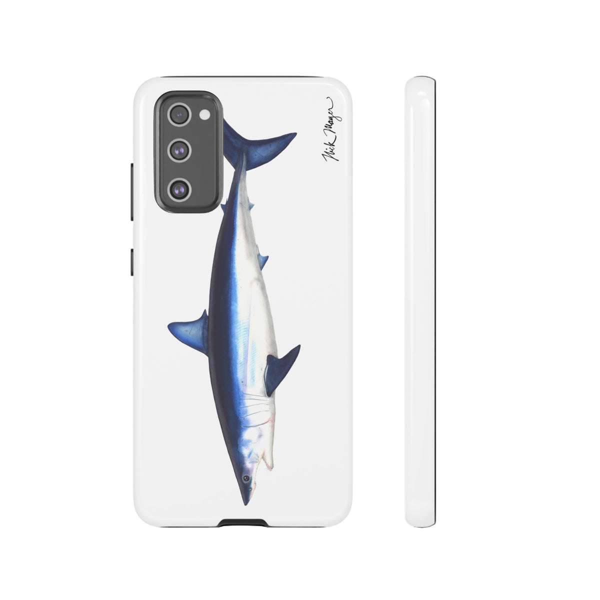 Mako Shark White Phone Case (Samsung) Printify