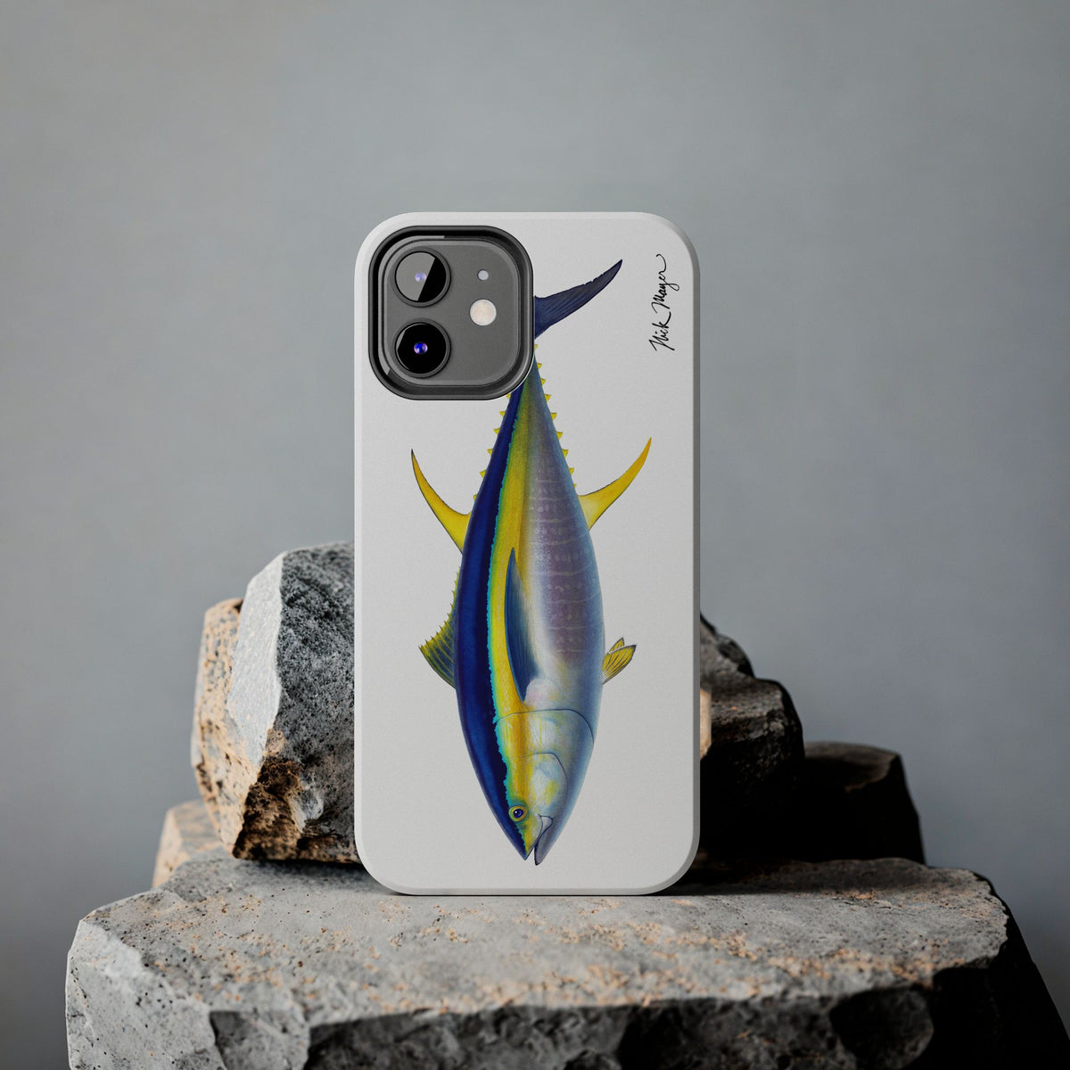 Yellowfin Tuna White Phone Case (iPhone) Printify