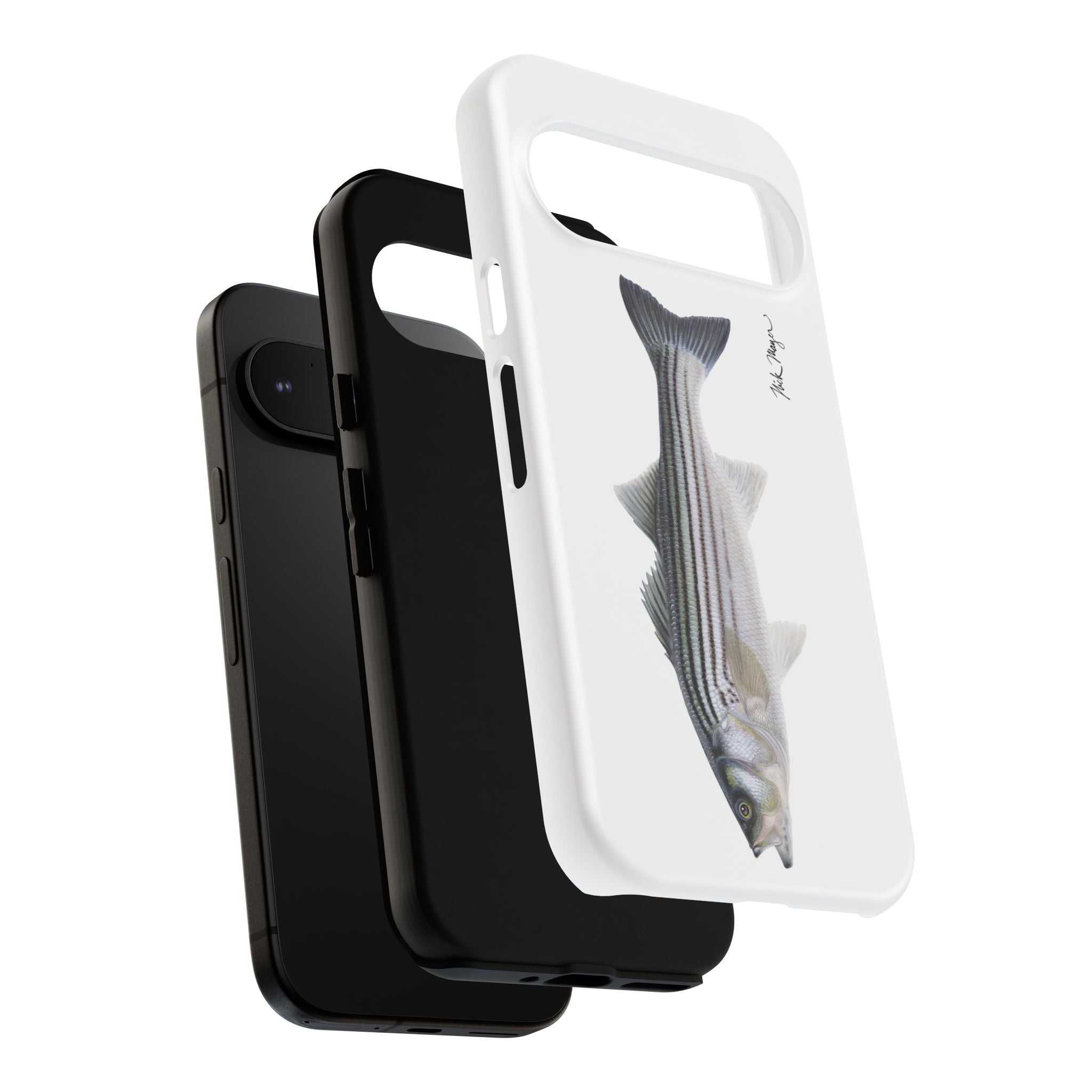 Schoolie Striper White Phone Case (Samsung) Printify