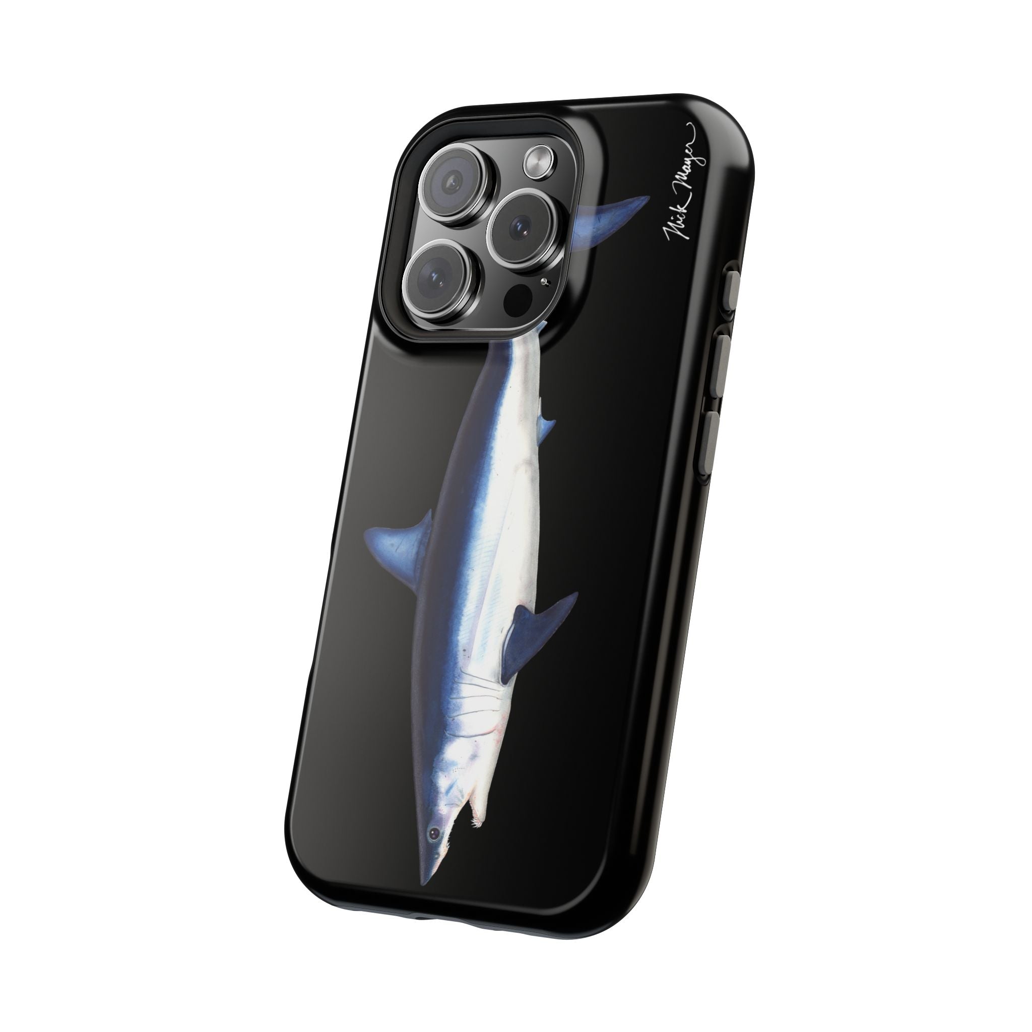 Mako Shark MagSafe Black iPhone Case