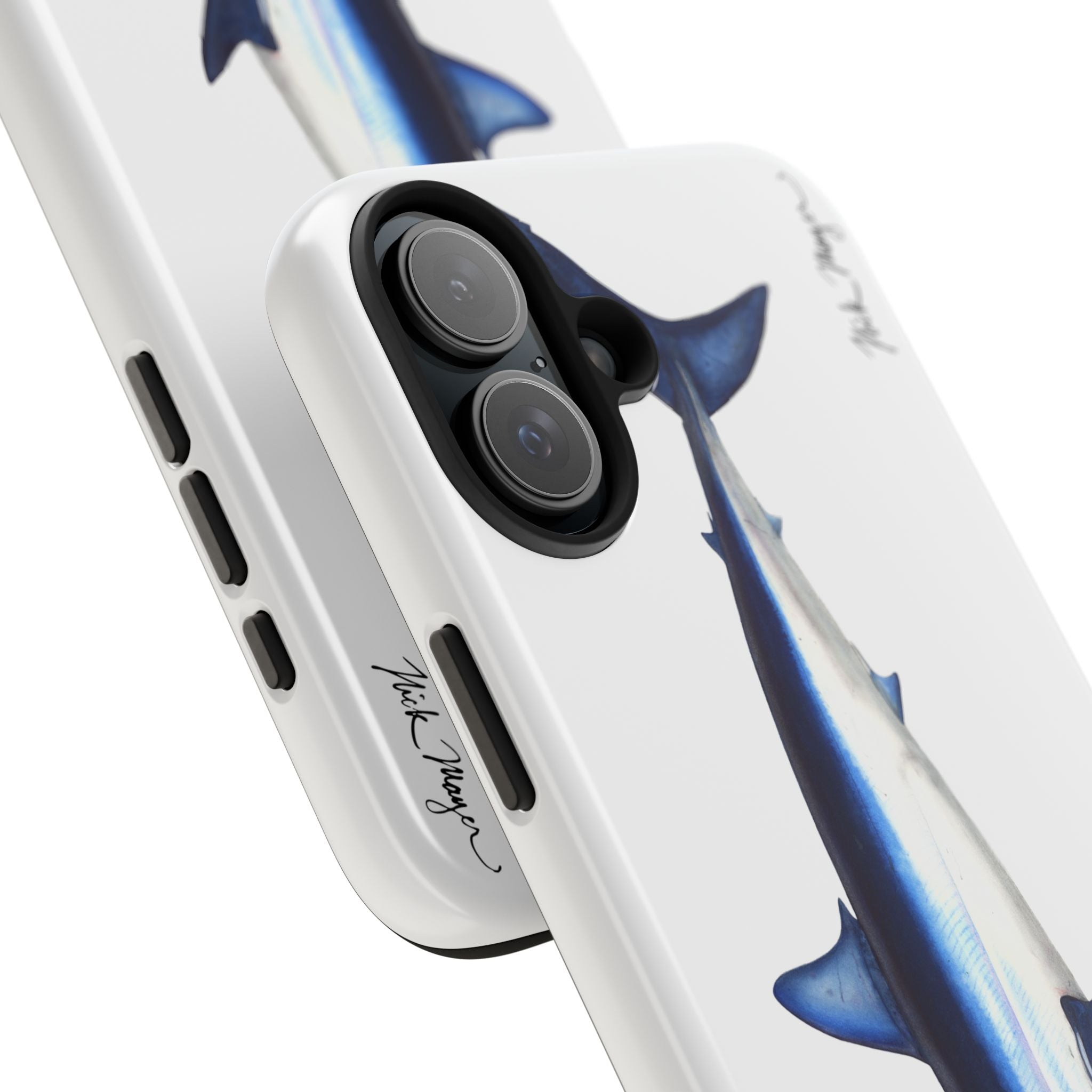 Mako Shark White Phone Case (iPhone)
