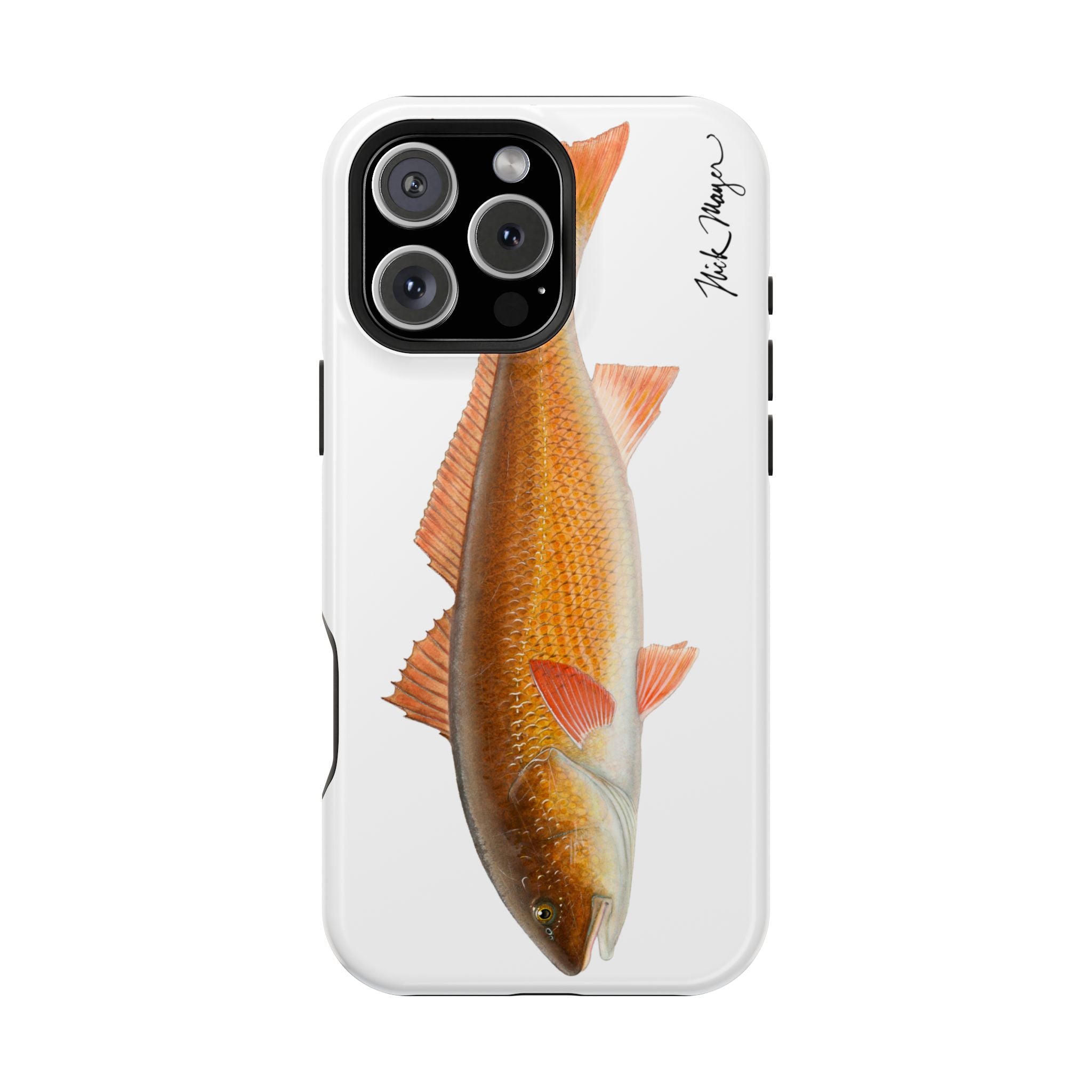 Redfish MagSafe White iPhone Case