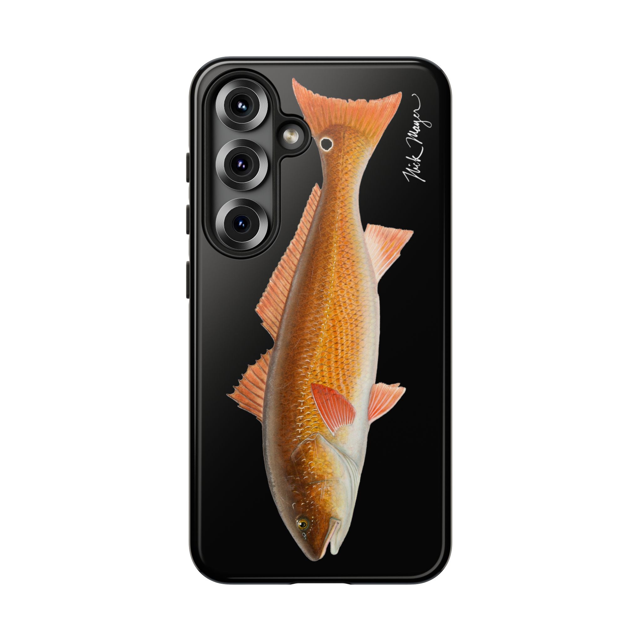 Redfish Black Phone Case (Samsung) Printify