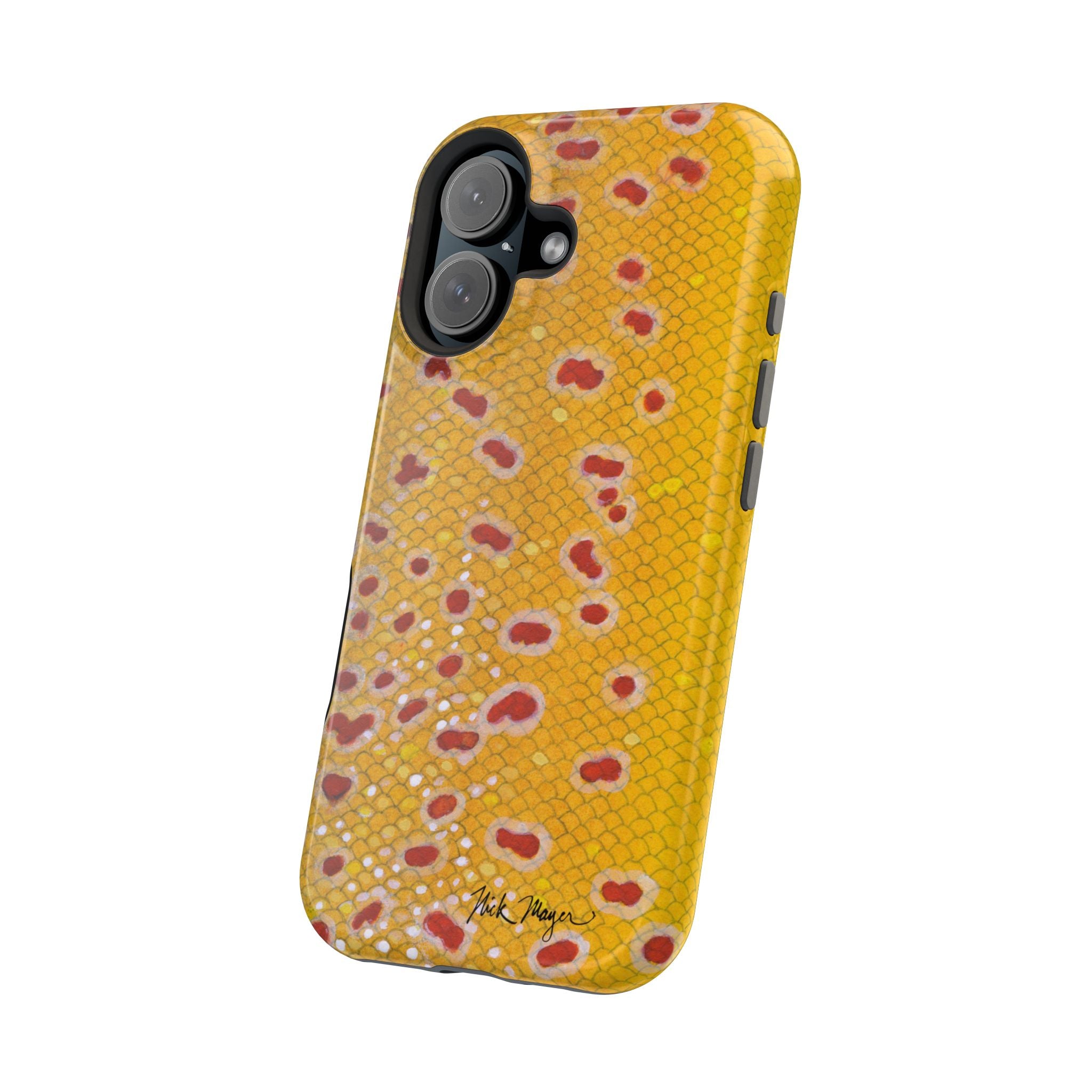 Brown Trout 3 Skin MagSafe iPhone Case
