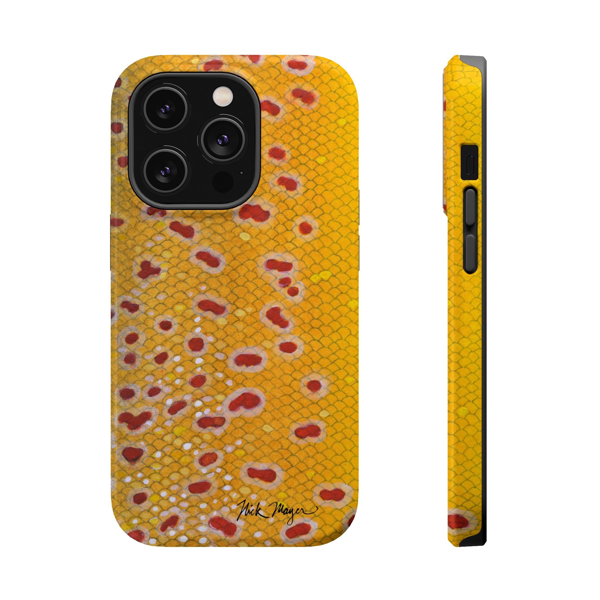 Brown Trout 3 Skin MagSafe iPhone Case