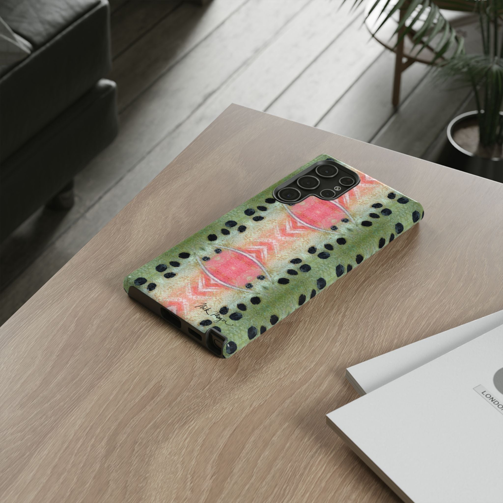Rainbow Trout Pattern Phone Case (Samsung) Printify