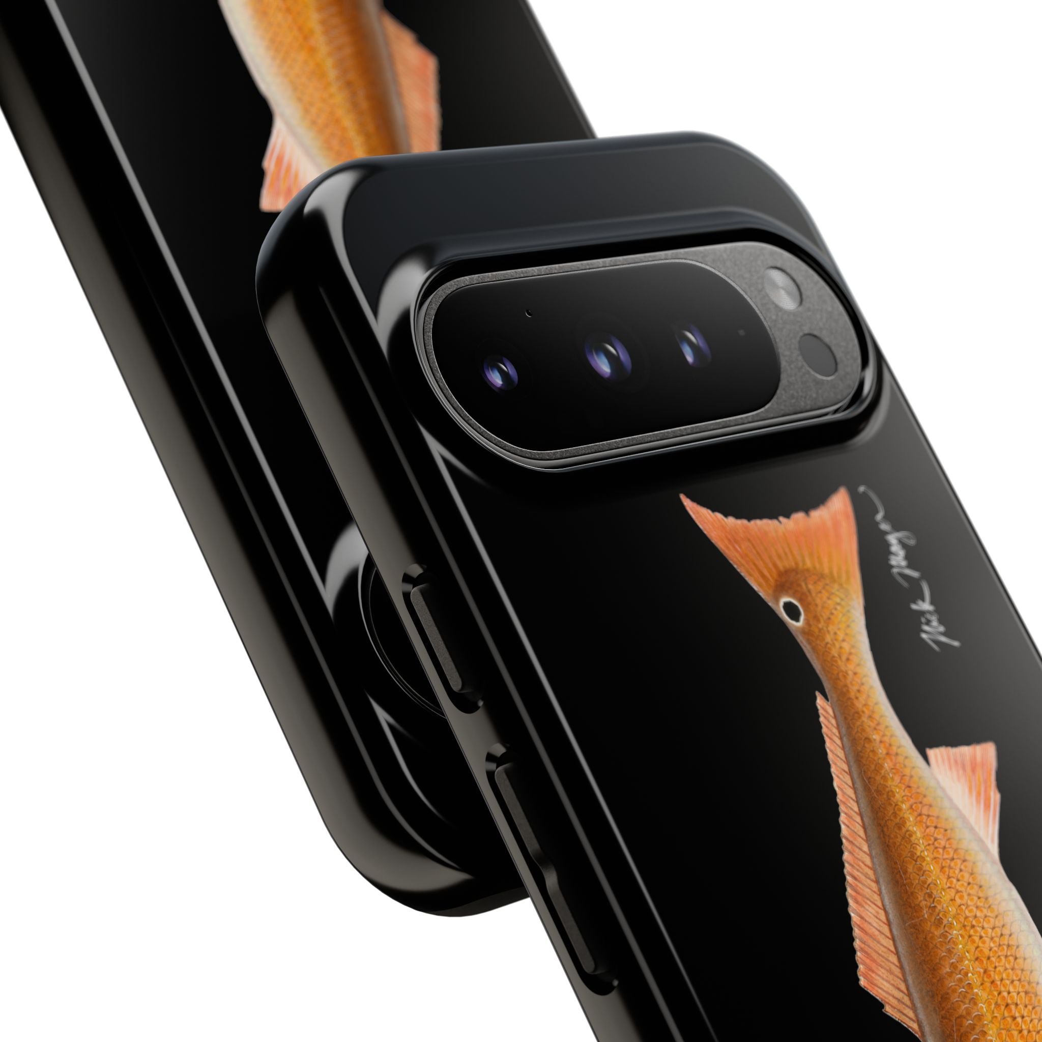Redfish Black Phone Case (Samsung) Printify