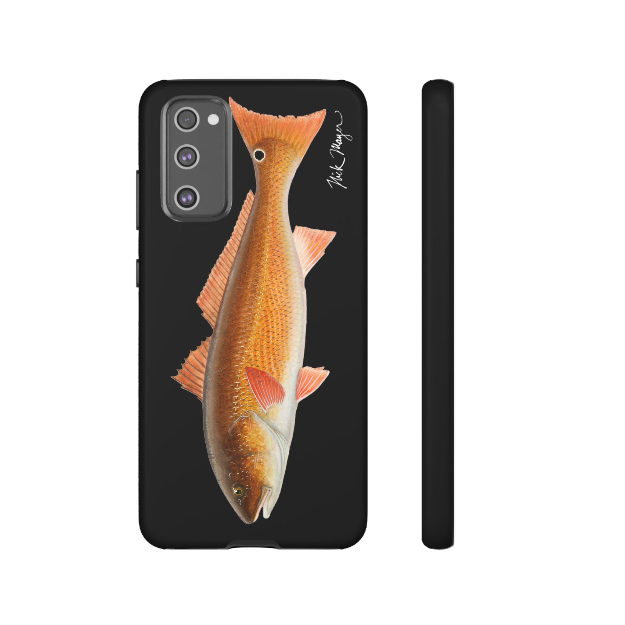 Redfish Black Phone Case (Samsung) Printify