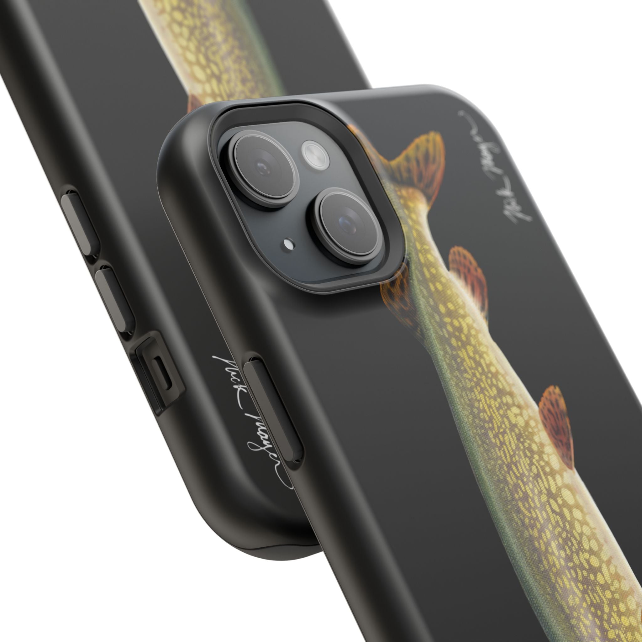 Northern Pike MagSafe Black iPhone Case Printify
