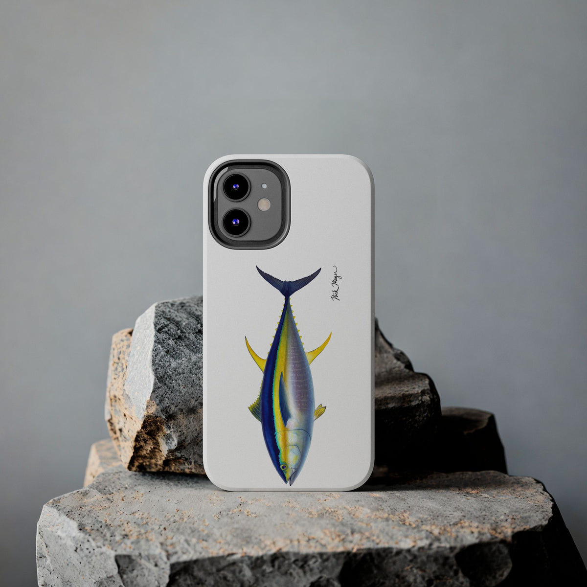 Yellowfin Tuna White Phone Case (iPhone) Printify