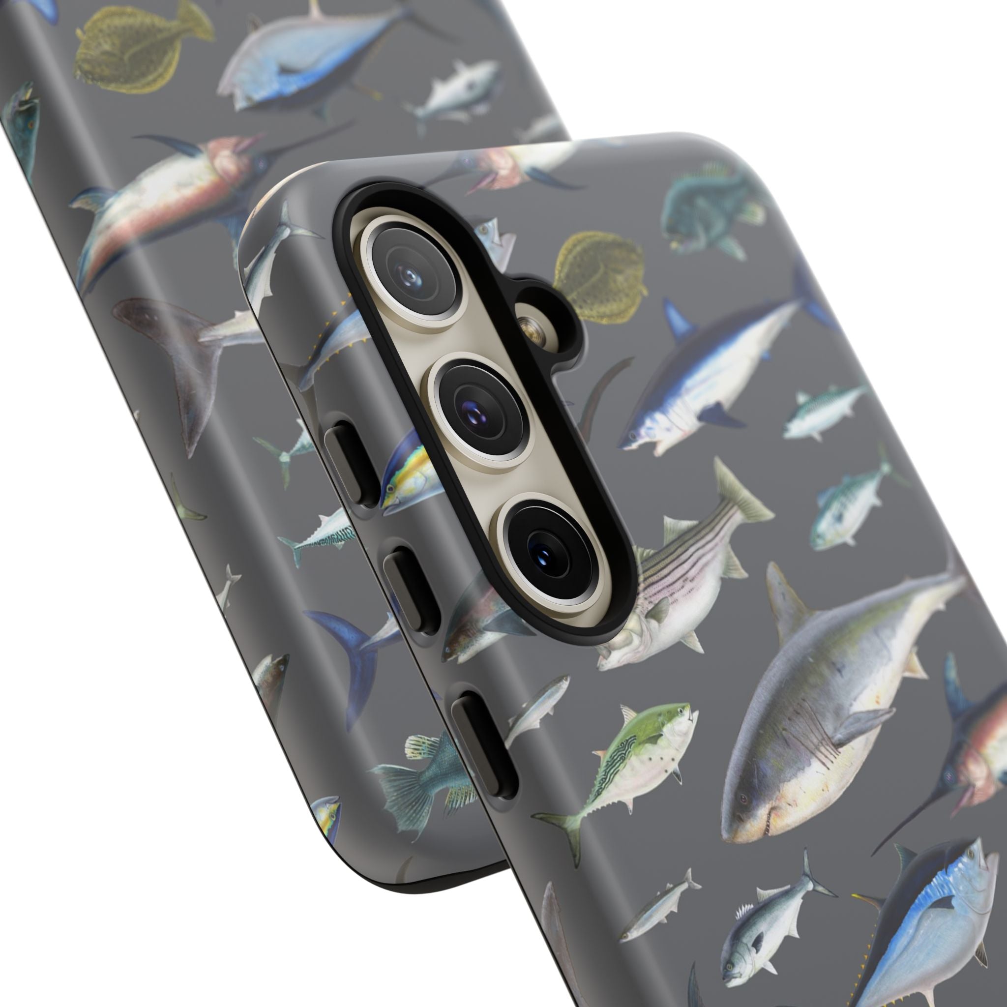 New England Offshore Fish Grey Phone Case, NEW!  (Samsung)