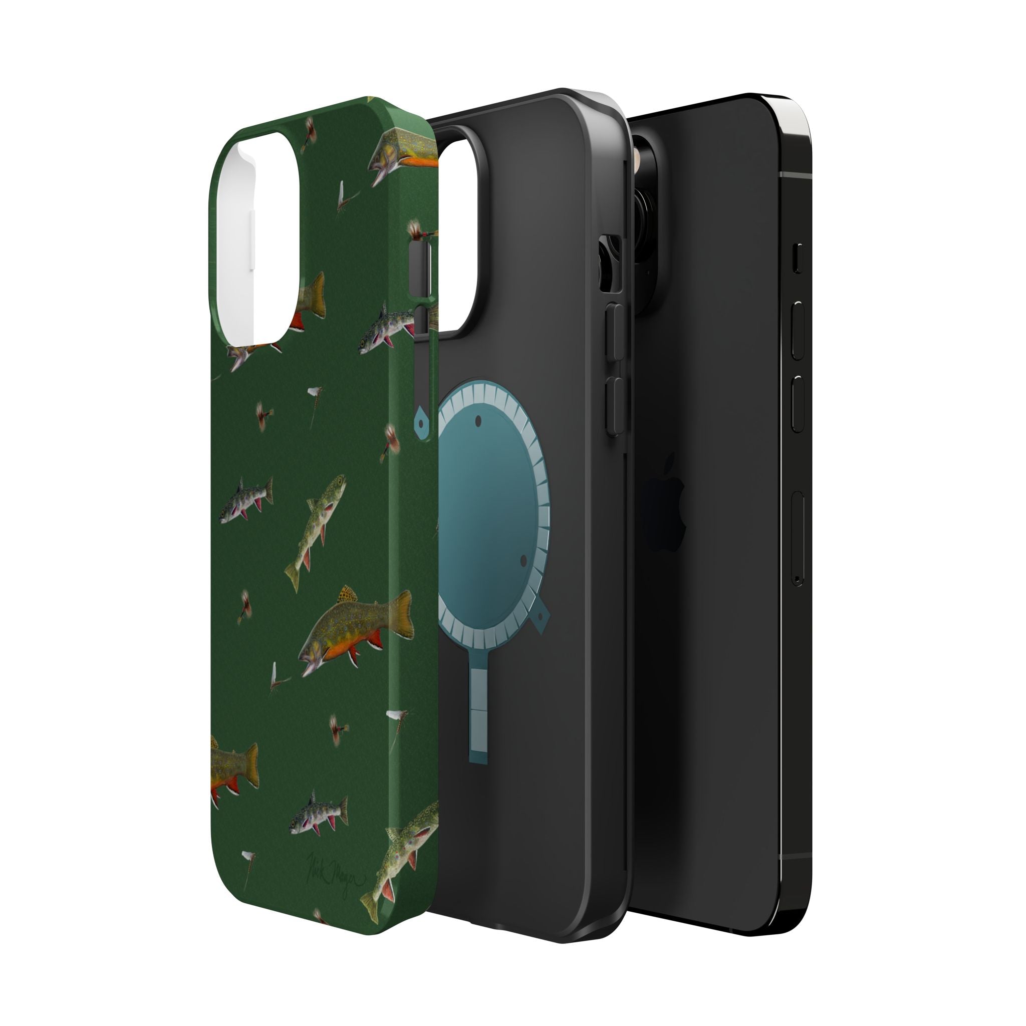 Trout and Flies MagSafe iPhone Case