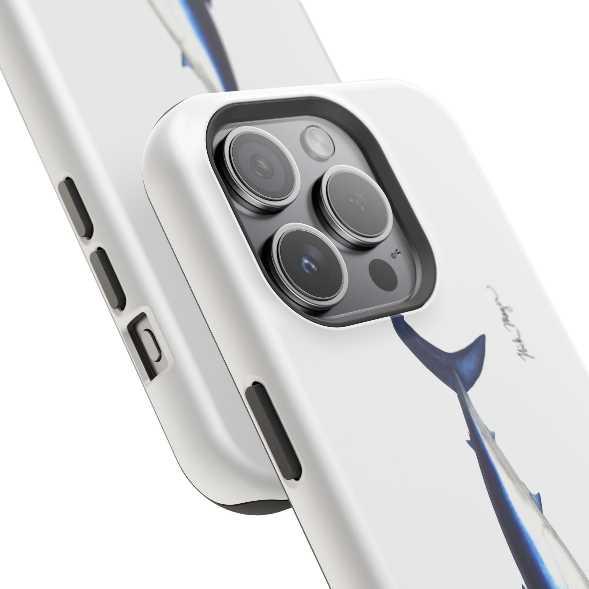 Mako Shark MagSafe White iPhone Case