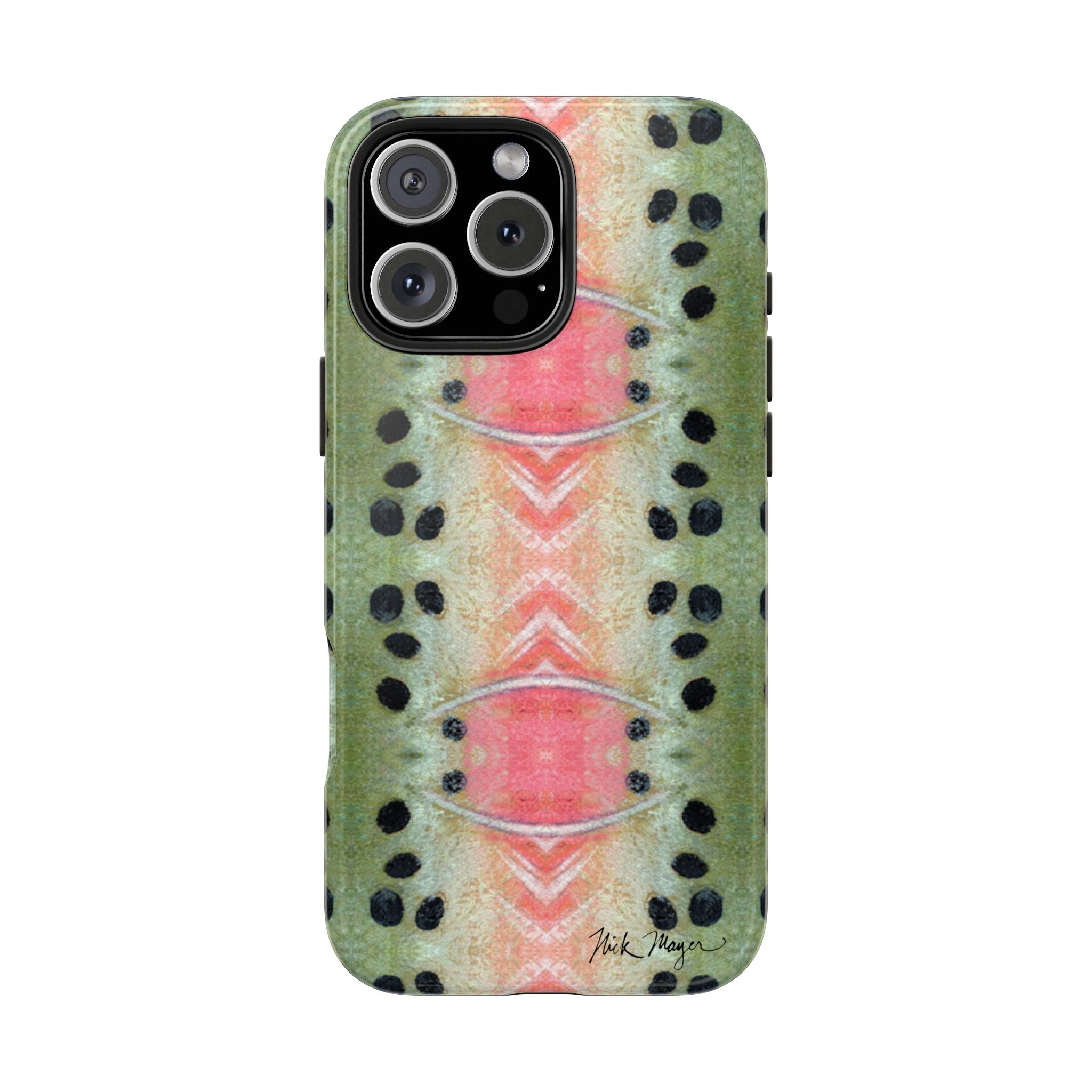 Rainbow Trout Pattern Phone Case (iPhone)