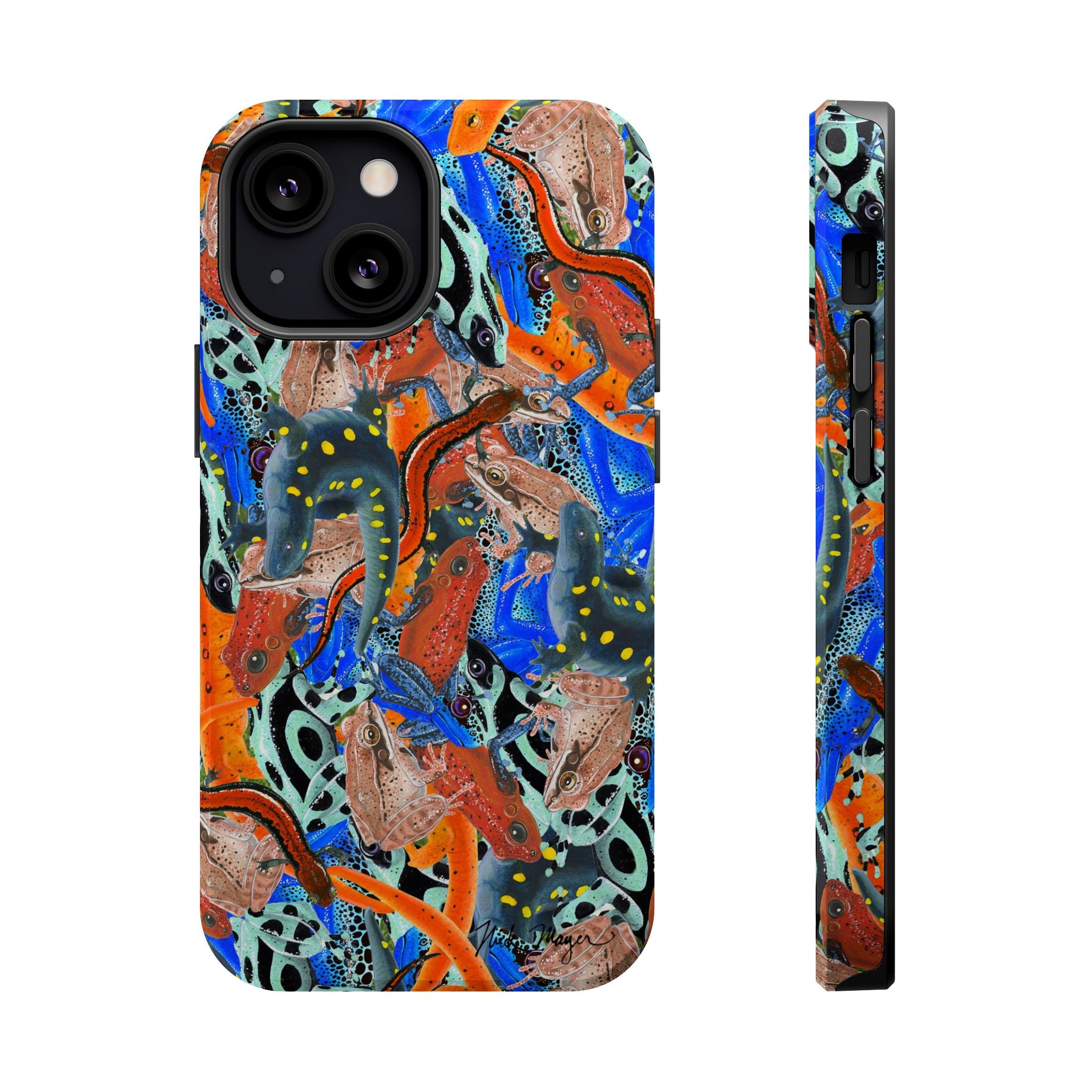 Frogs and Salamanders MagSafe iPhone Case