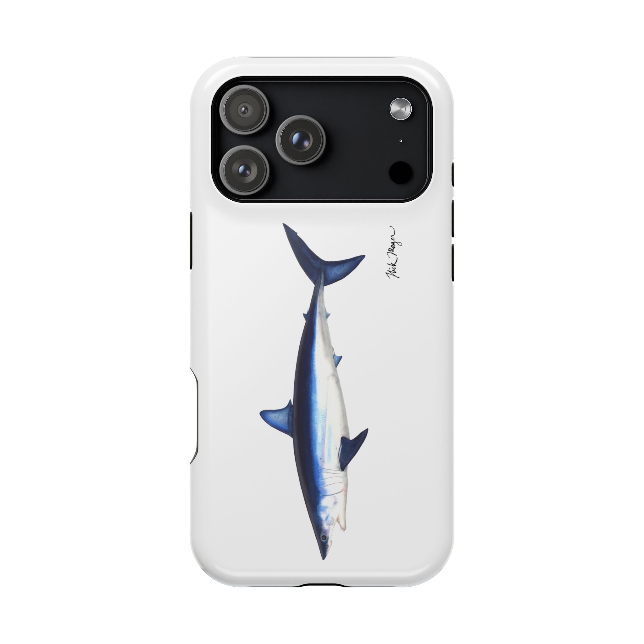 Mako Shark MagSafe White iPhone Case