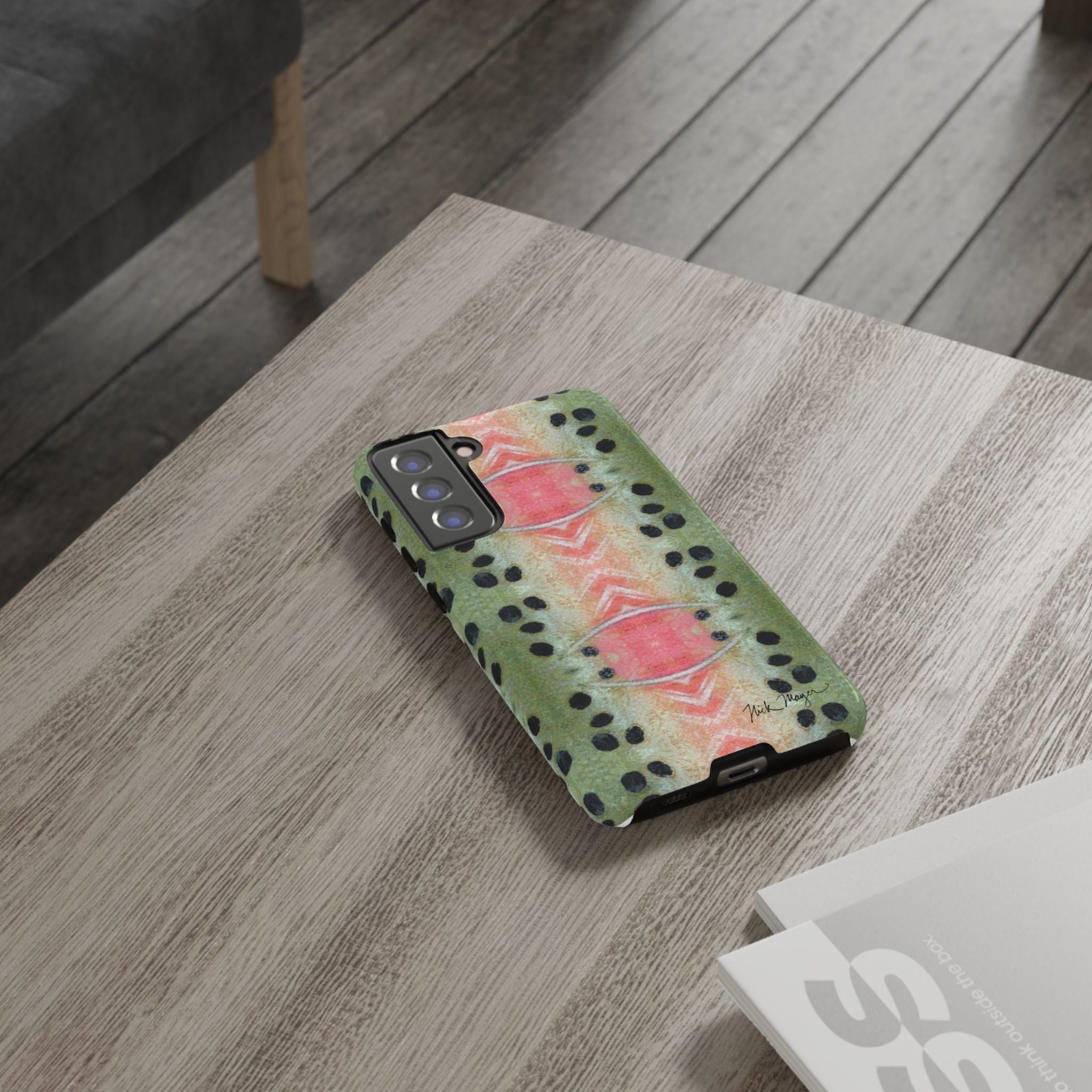 Rainbow Trout Pattern Phone Case (Samsung) Printify