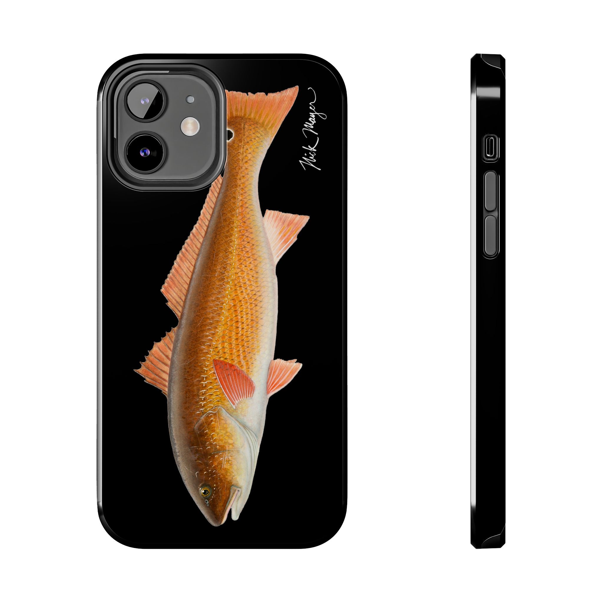 Redfish Black Phone Case (iPhone)