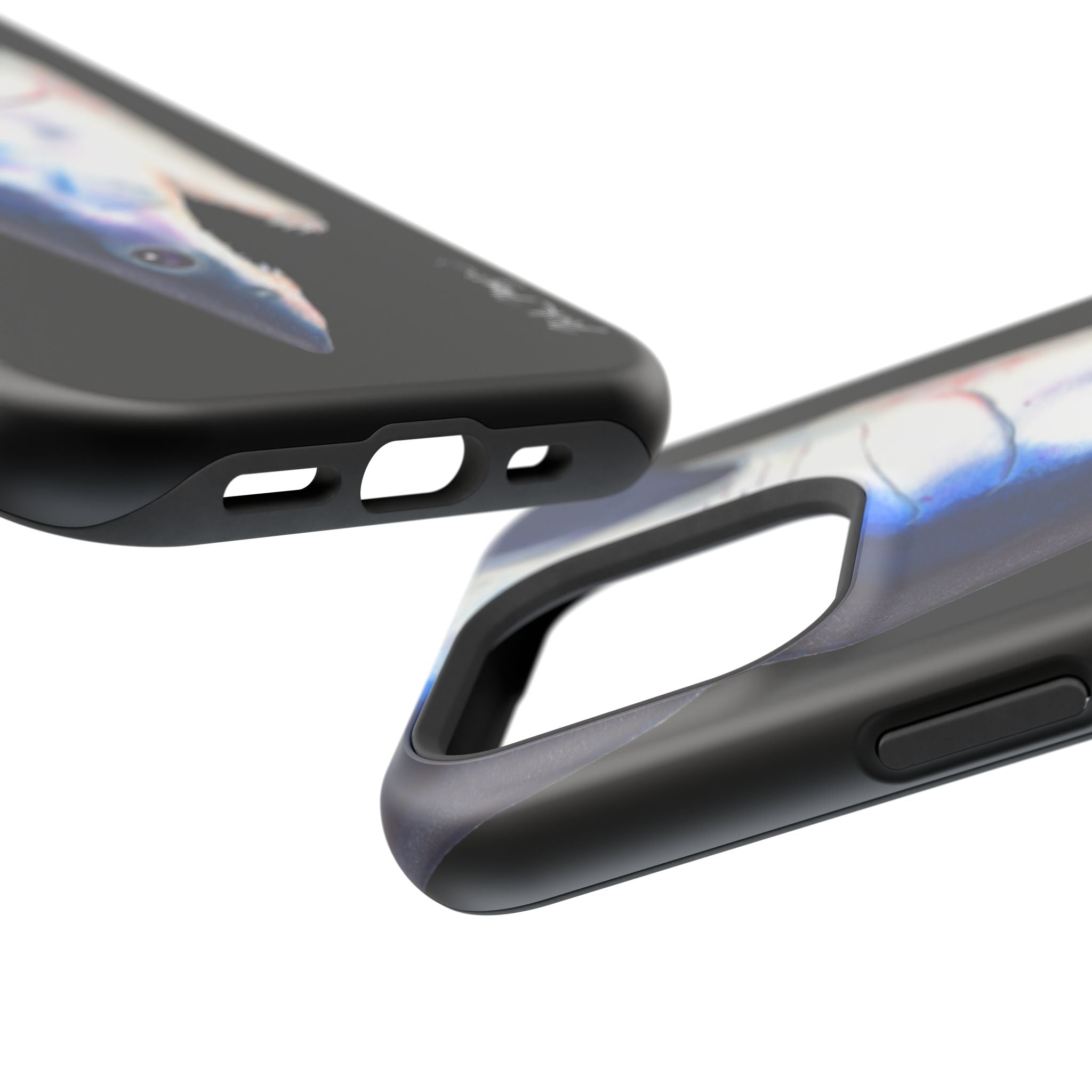 Mako Shark Face MagSafe Black iPhone Case