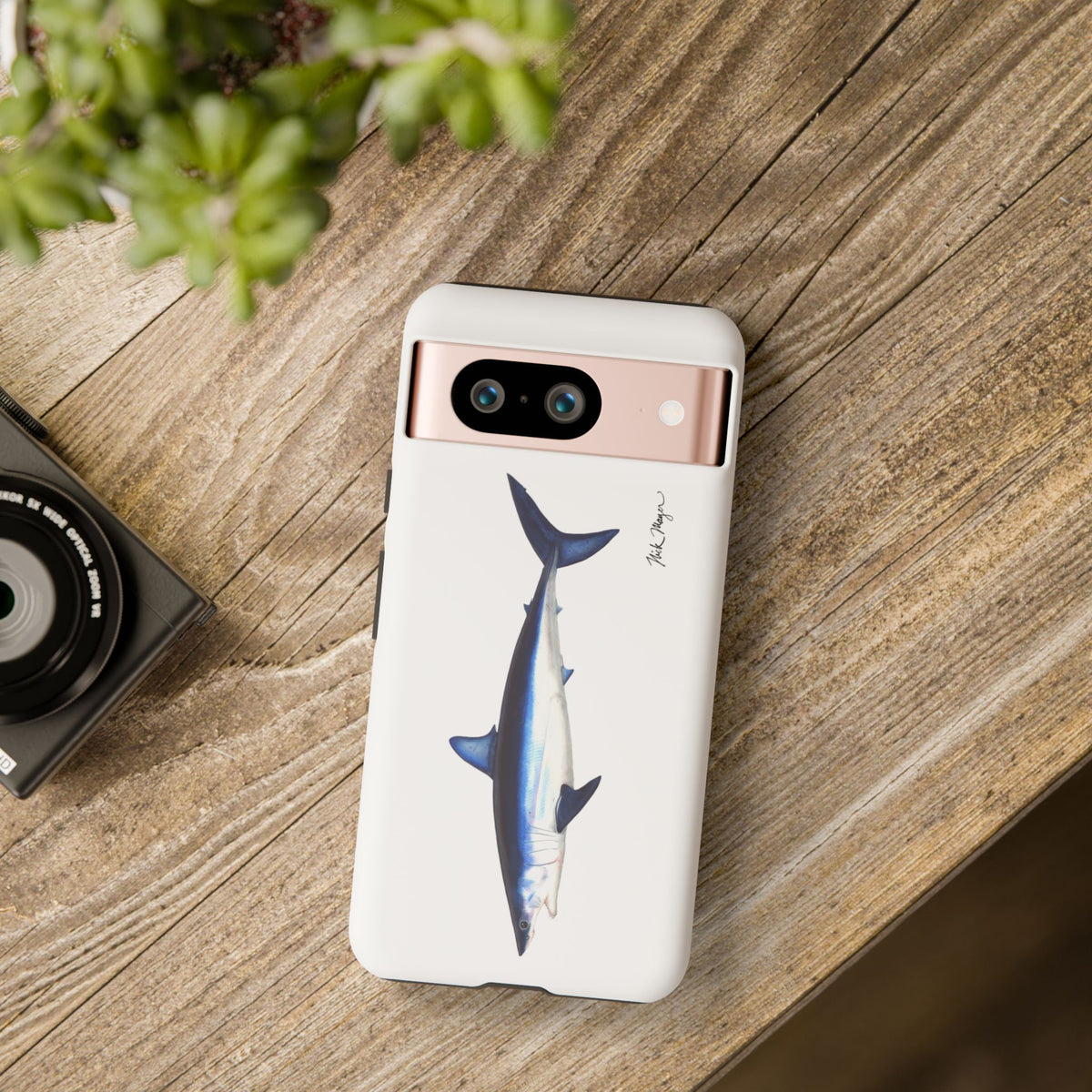 Mako Shark White Phone Case (Samsung) Printify